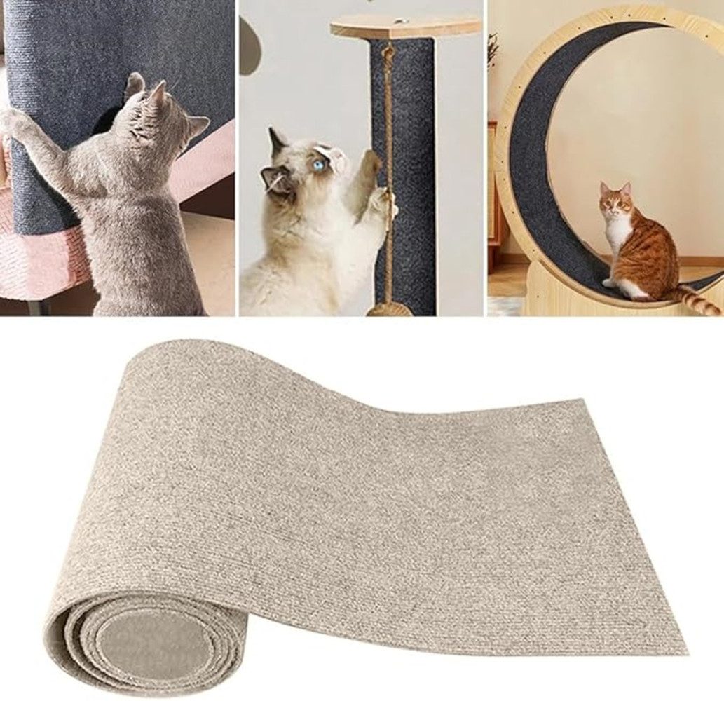 Kratzmatte 2 Stück Kratzmatte Katze Wand Selbstklebend Kratzschutz Sofa Katze