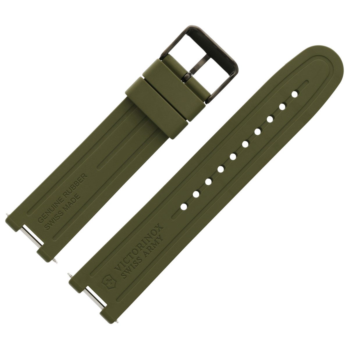 Victorinox Uhrenarmband 21mm Kunststoff Gruen 4759