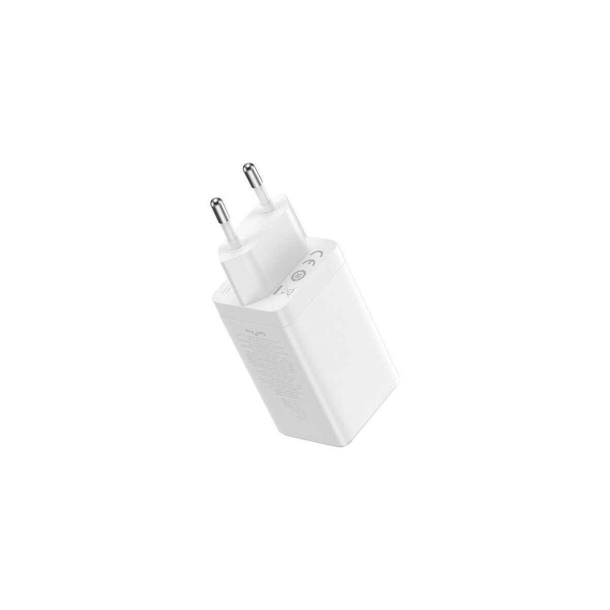 Baseus Baseus Wandladegerät Fast Charge 2xUSB-C + USB, 65W (weiß) Smartphone-Kabel
