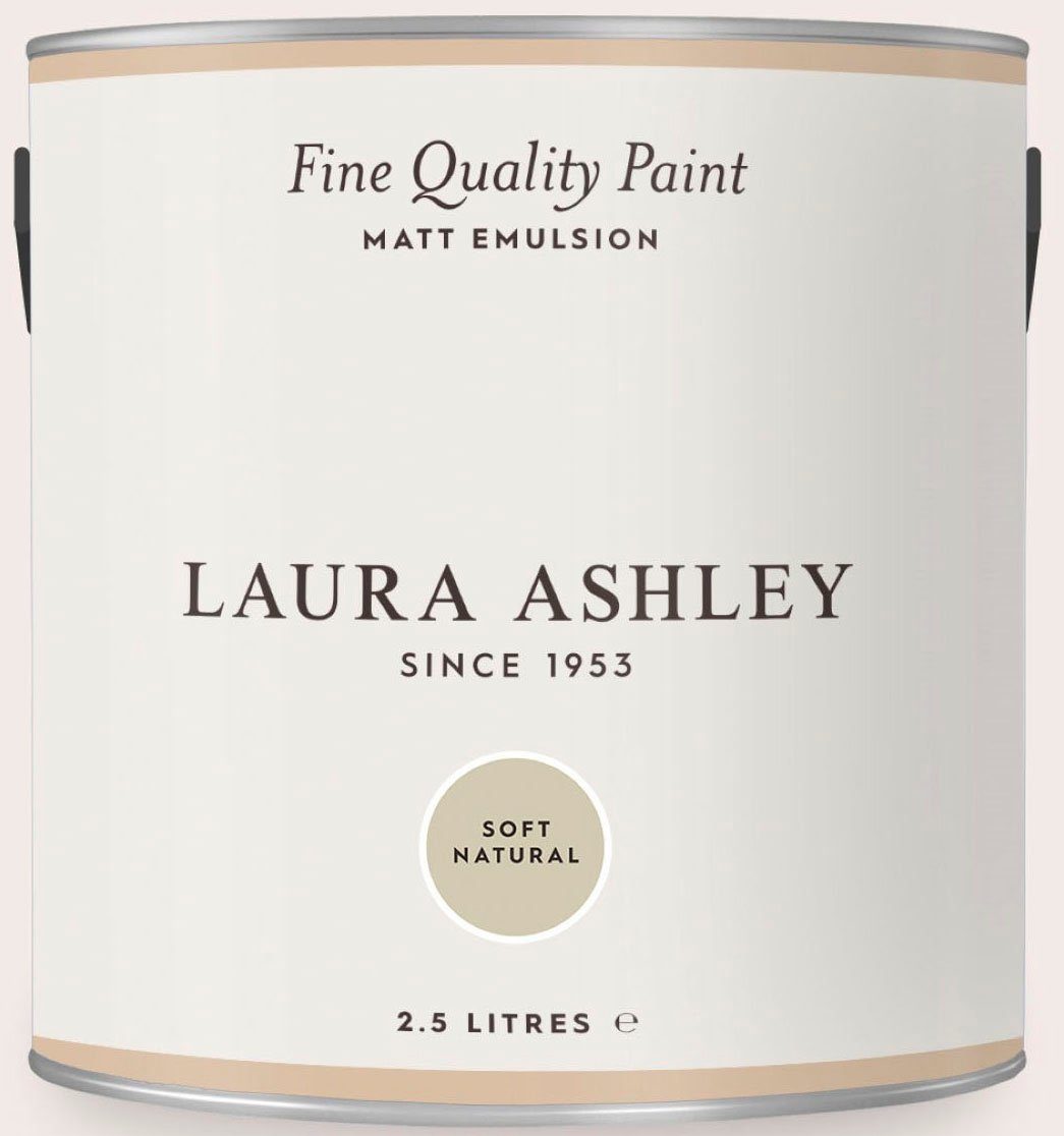LAURA 2,5 Wandfarbe EMULSION shades, Quality natural L Natural Fine Soft ASHLEY Paint matt, MATT
