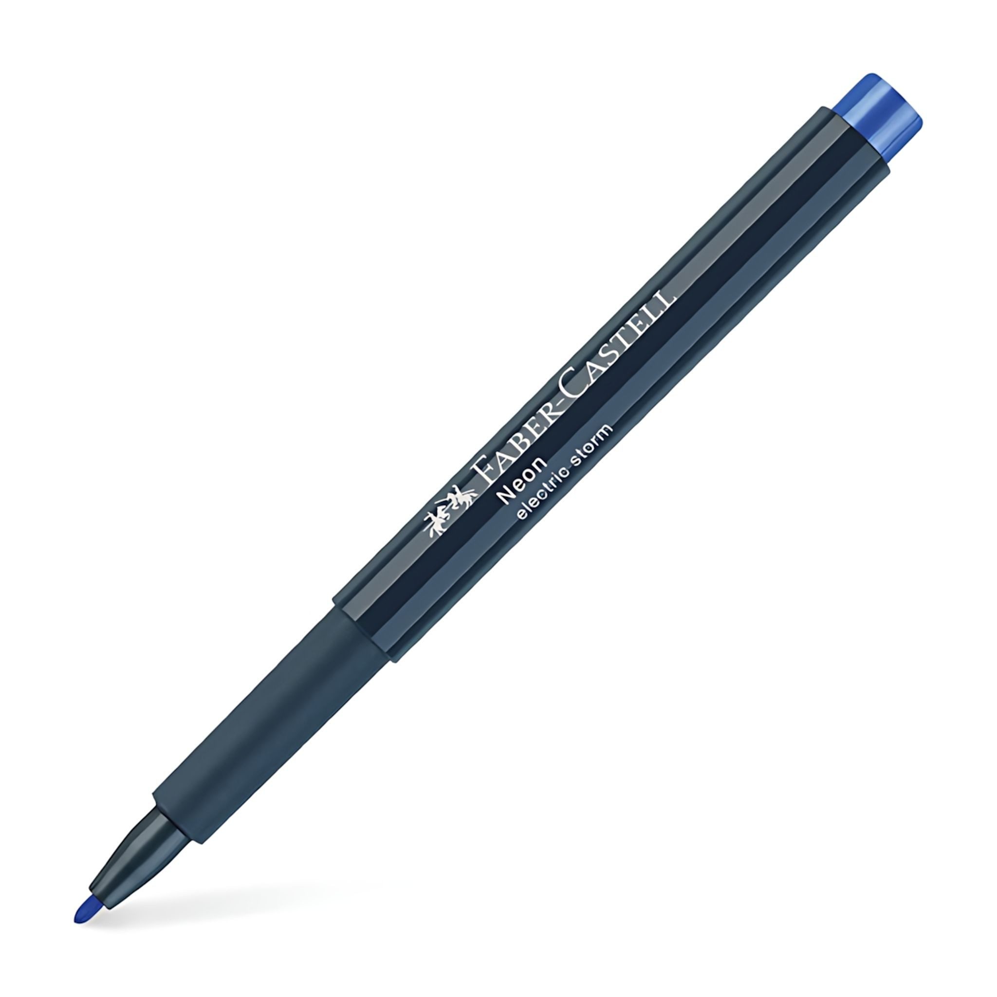 Faber-Castell Marker Faber Castell Marker Neon Rundspitze 1,5 mm helioblaurötlich
