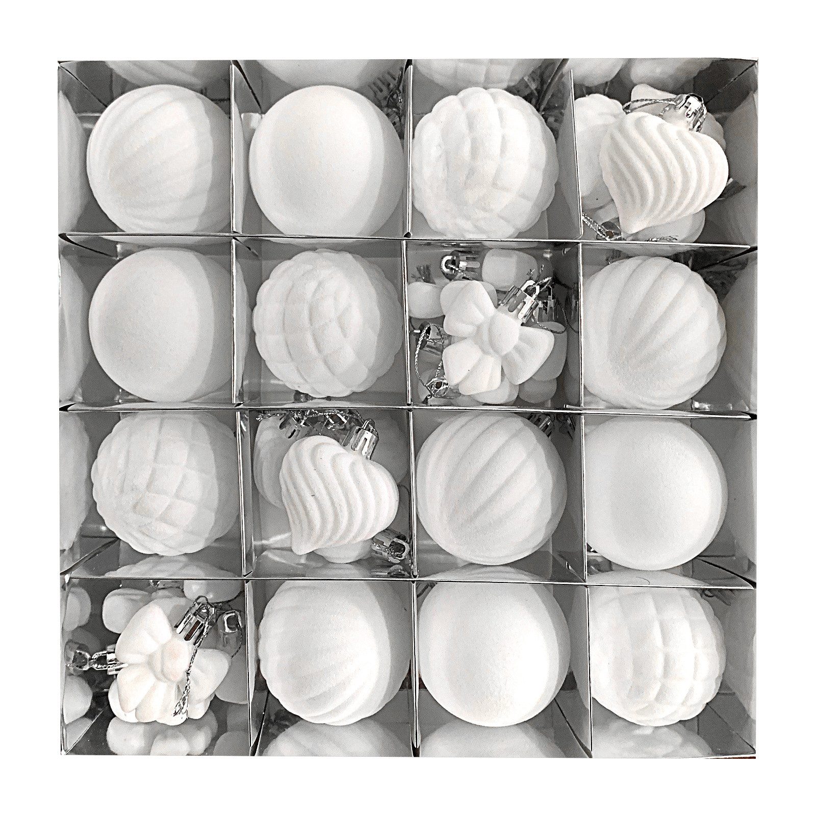 Sorvyzxn Weihnachtsbaumkugel Weihnachtsdeko Weihnachtskugeln 32-teiliges Set,Weihnachtsbaumschmuck