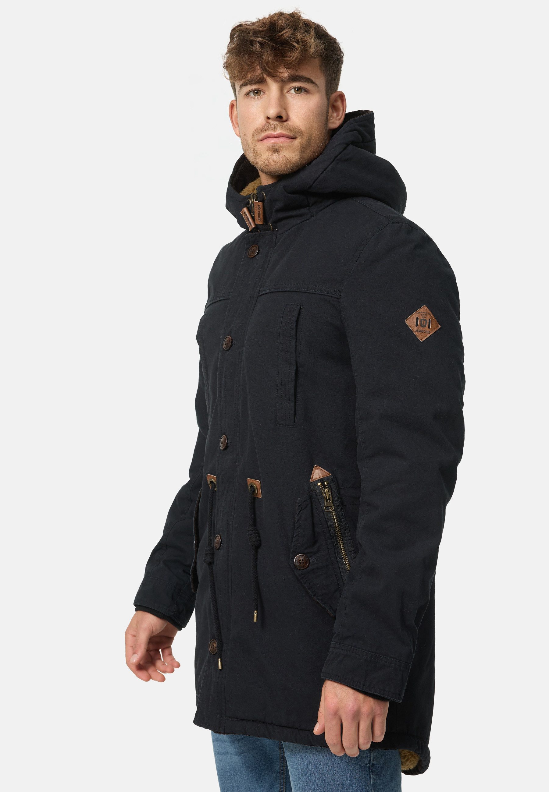 Indicode Winterjacke Herren Barge Jacke Winter Herrenjacke