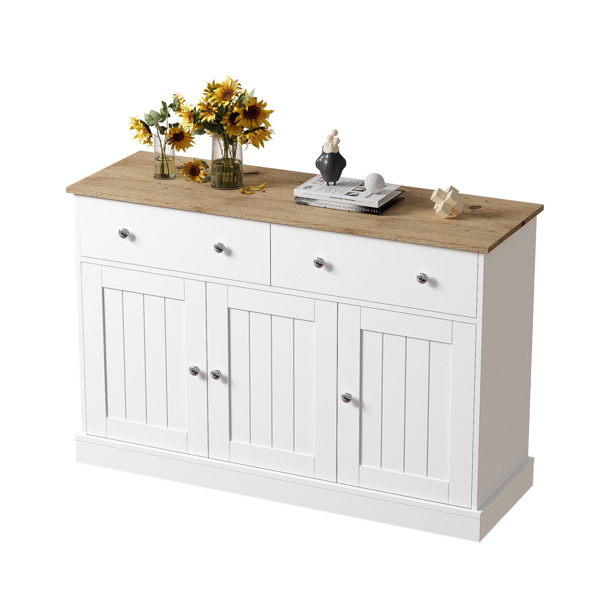 Merax Sideboard, mit 2 Schubladen und günstig online kaufen