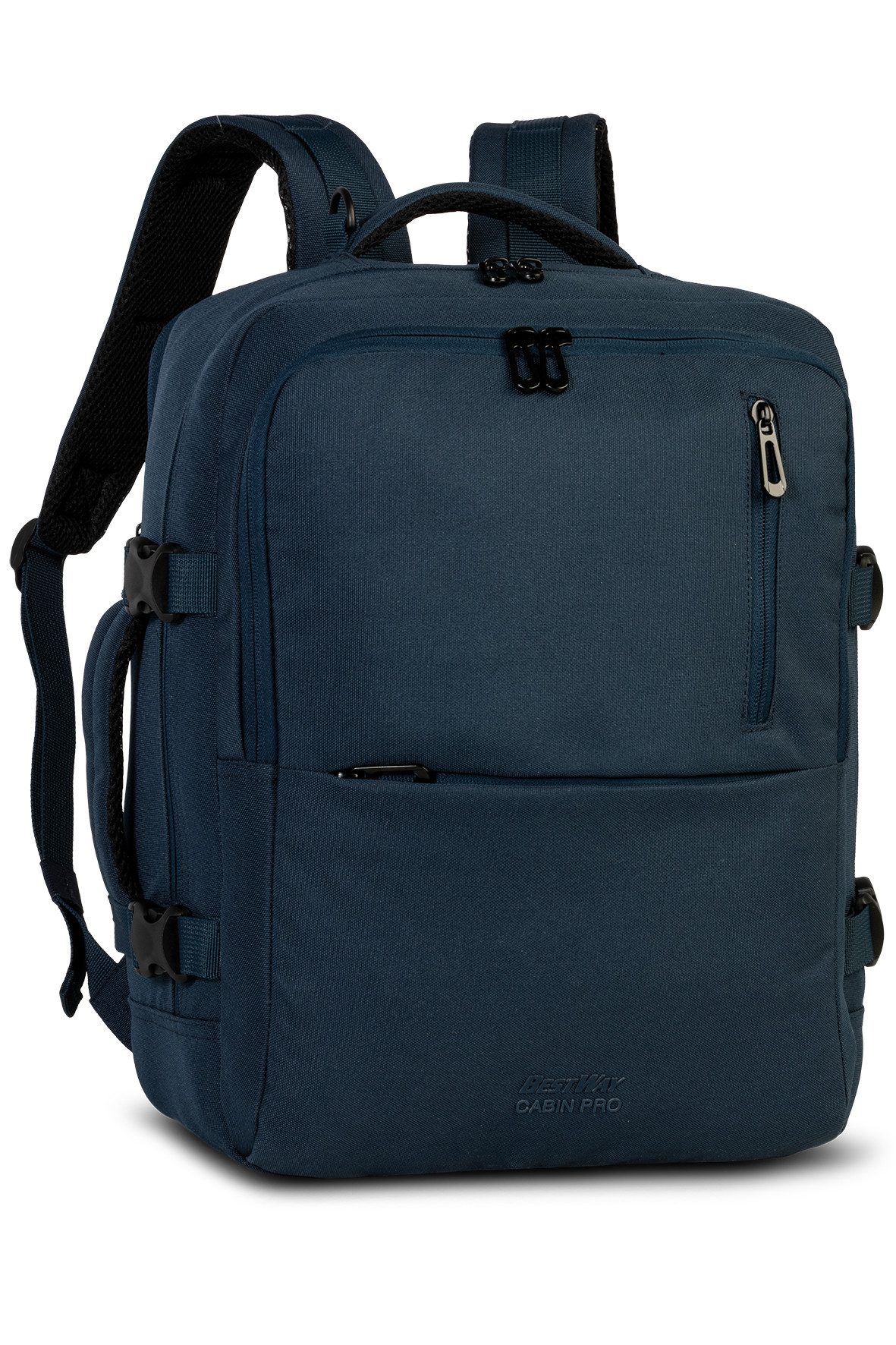 BestWay Bags Reiserucksack Cabin Pro Solid, gepolstertes Laptopfach