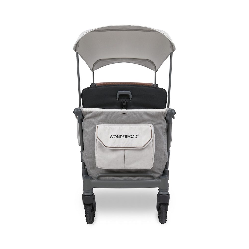 Wonderfold Bollerwagen L4 Doppelsitziger Kinderwagen für 4 Kinder – Bild 2 von 5
