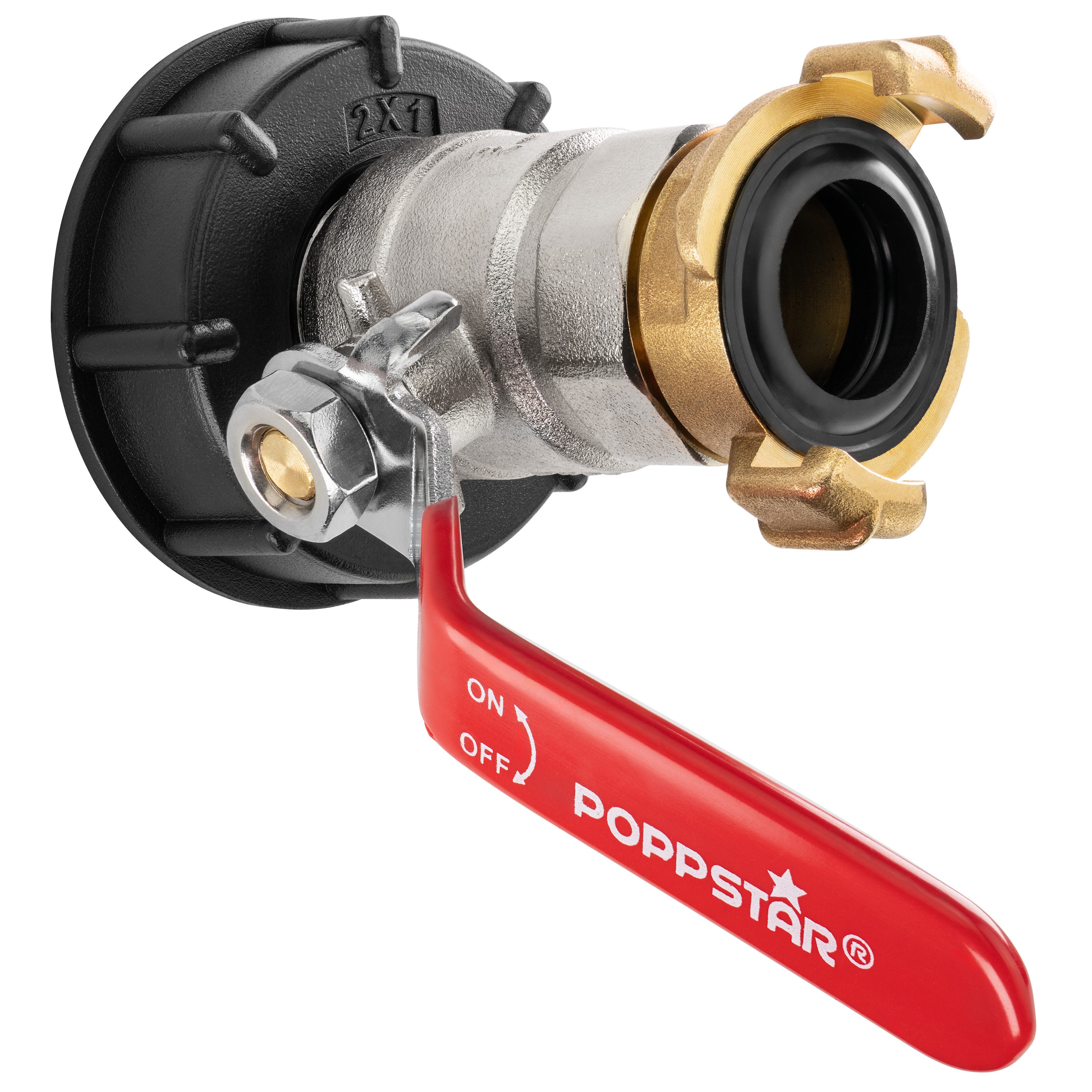Poppstar Kugelhahn, max. 20,00 bar, IBC günstig online kaufen