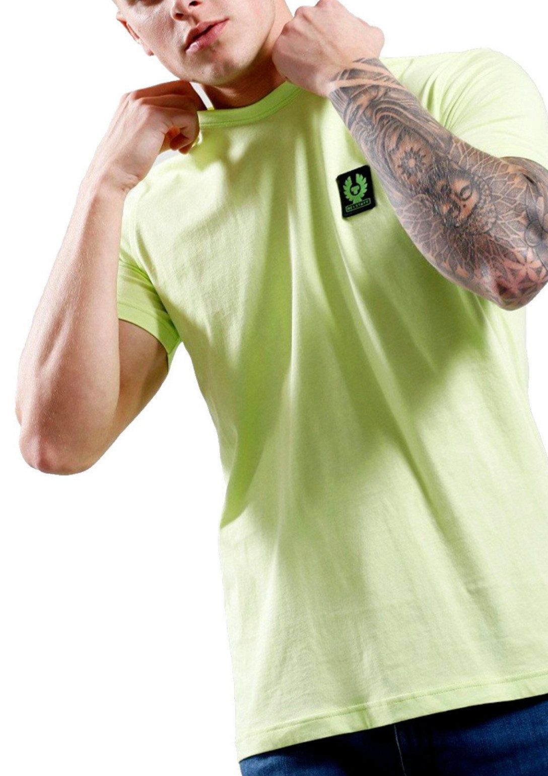 Belstaff T-Shirt Herren England 1924 Phoenix Logo Retro Regular Fit günstig online kaufen