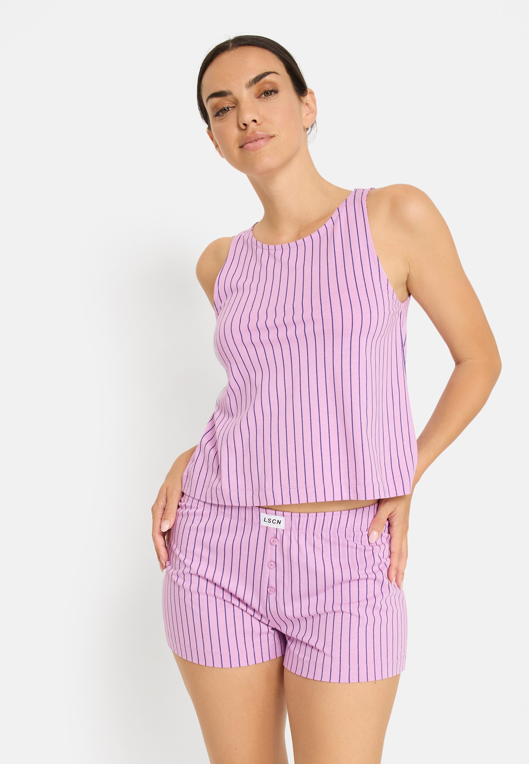 LSCN by LASCANA Shorty (Packung, 4 tlg., 2 Stück) im Doppelpack