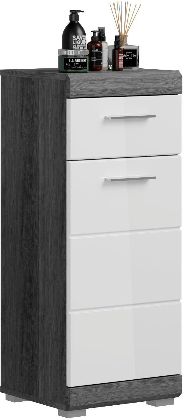 INOSIGN Unterschrank Siena, Breite 37cm, 1 Tür, 1 Schubkasten, 2 Fächer, MDF-Front (1-St) in verschiedenen Farben erhältlich, Badmöbel, Badschrank, Kommode, Bad