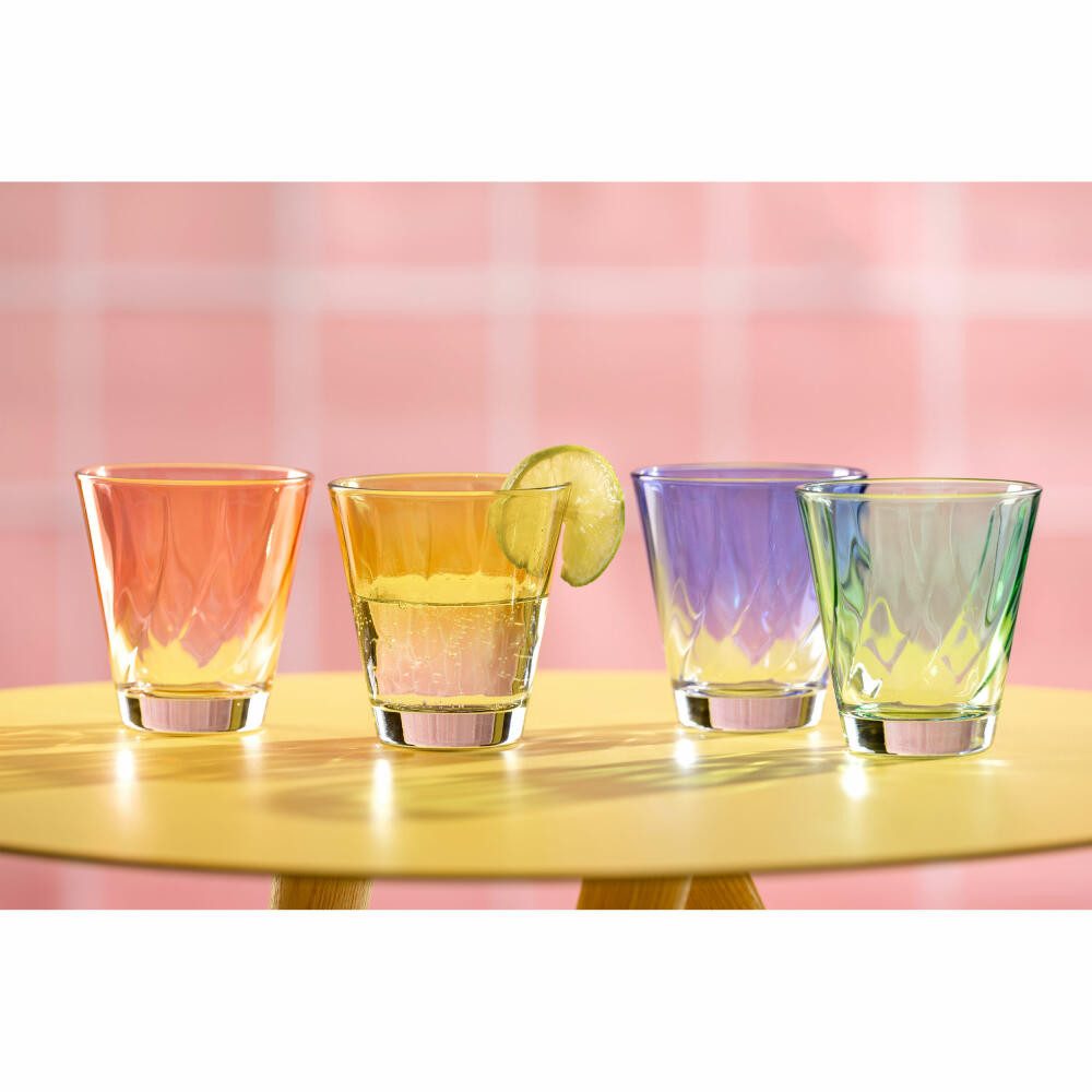 LEONARDO Glas Twist Gelb 215 ml, Glas