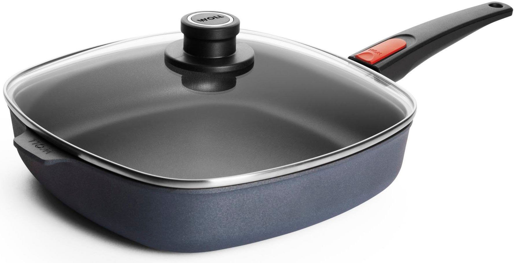 WOLL Bratpfanne Diamond Lite, Aluminiumguss (1-tlg), 28 x 28 cm, Induktion, Made in Germany