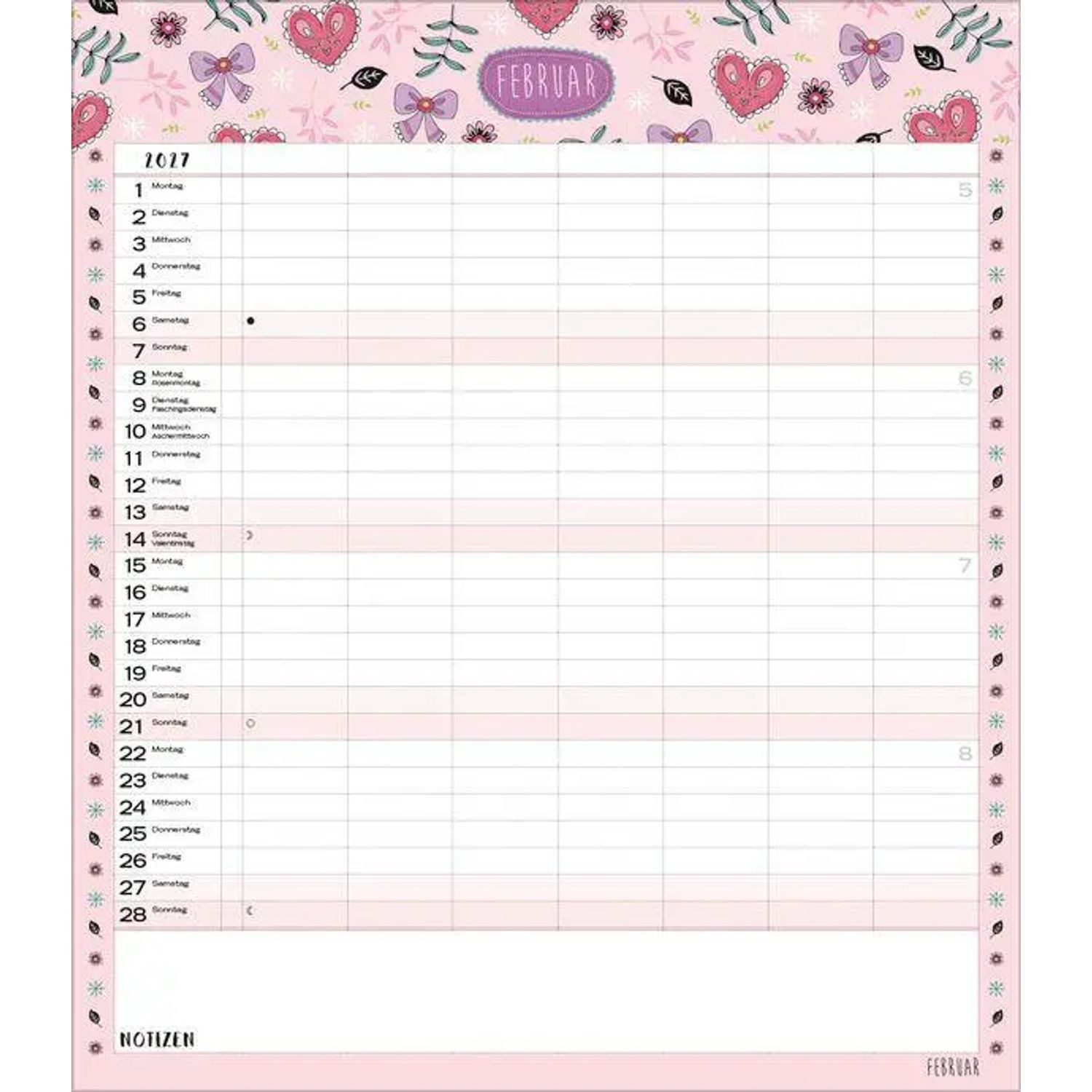 Korsch Verlag Wandkalender Multiplaner - Gute Laune 2027 – Bild 3 von 5