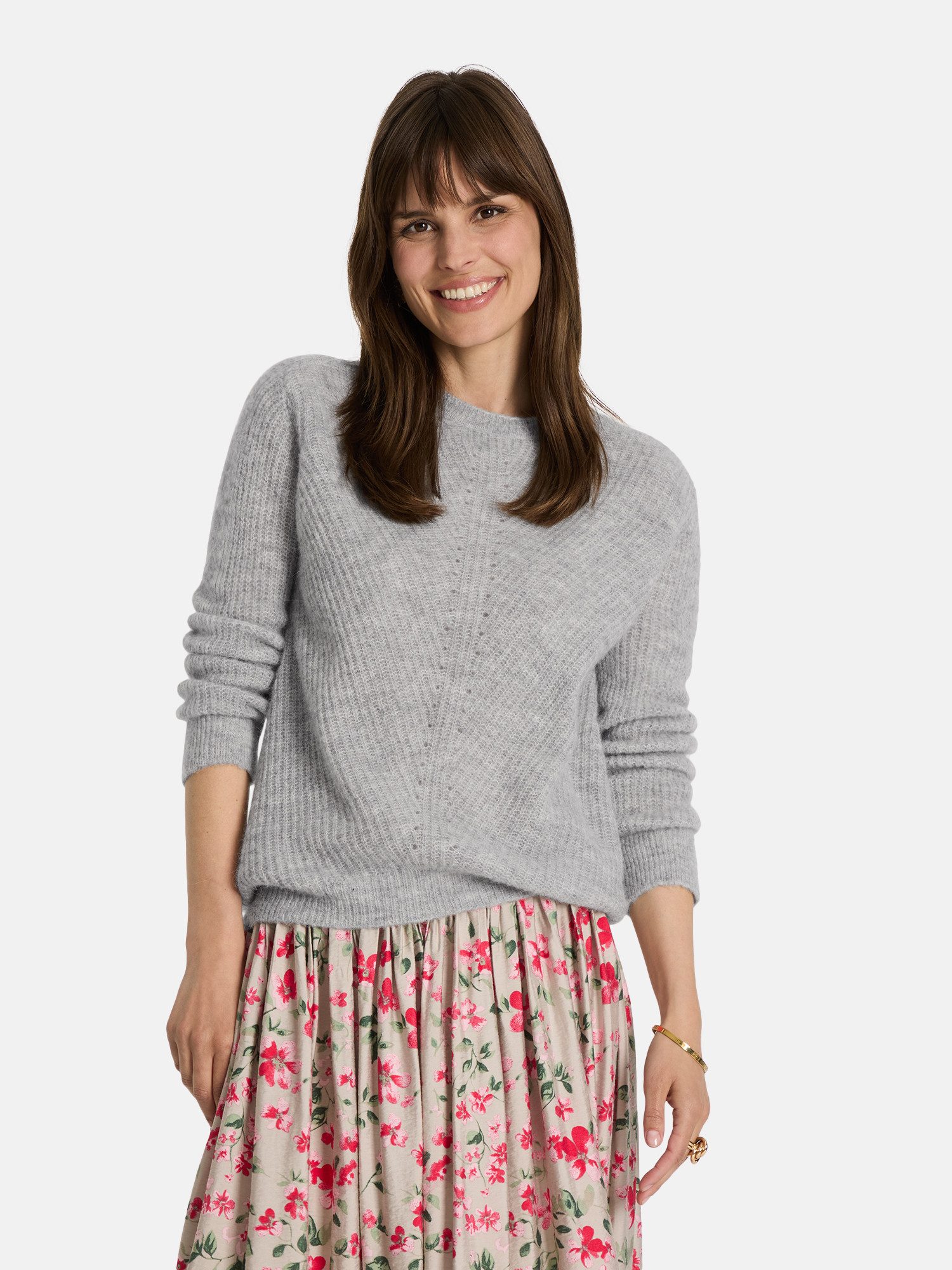 Lieblingsstück Strickpullover Babro Rundhals mit Alpakawolle günstig online kaufen