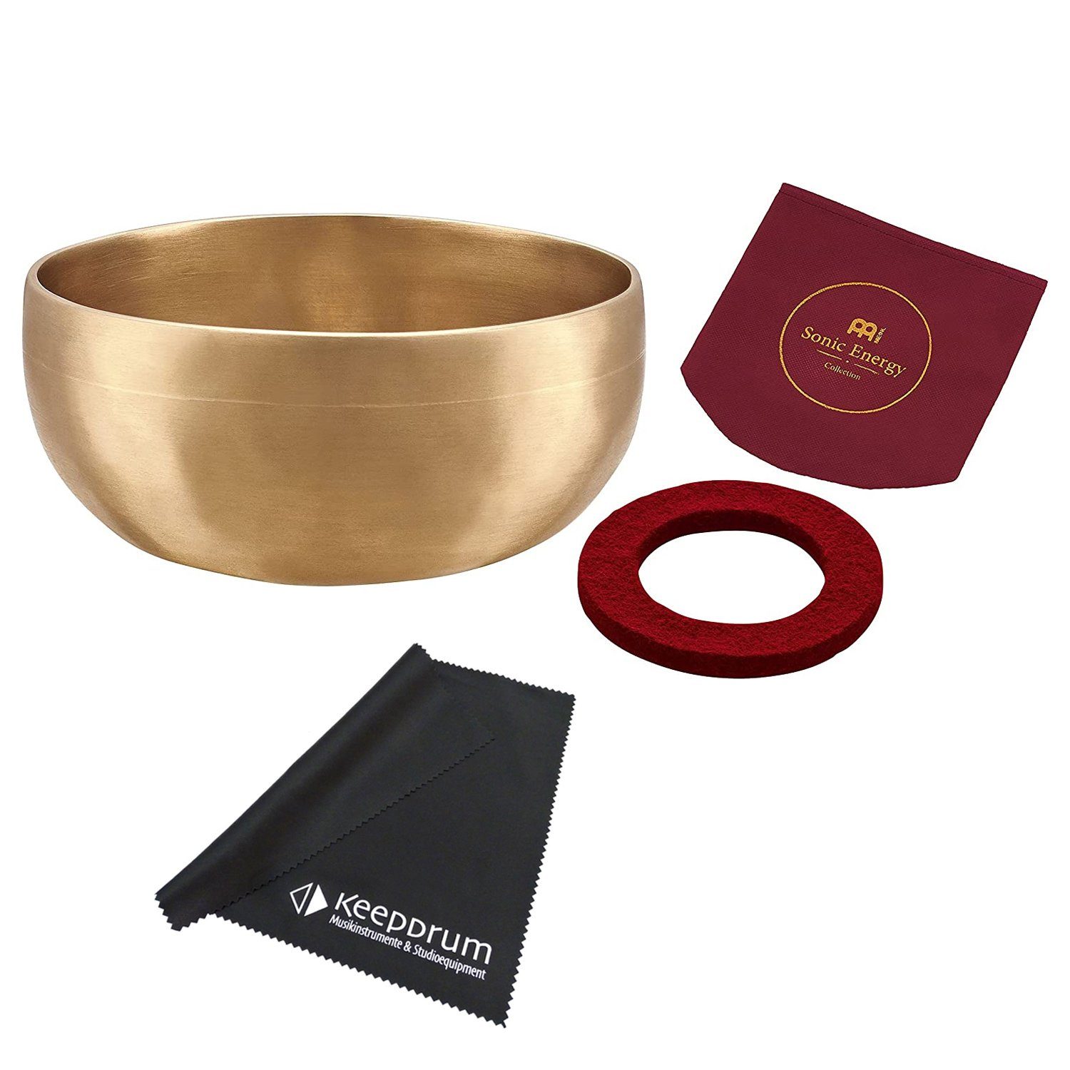 Meinl Sonic Energy Klangschalen Meinl Sonic Energy Bronze Klangschale mit Tuch