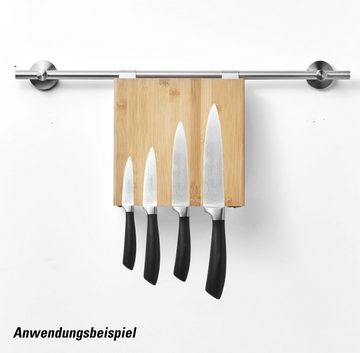 Amare Kitchen Magnet-Messerblock Messerhalter magnetischer Messerblock aus Bambus