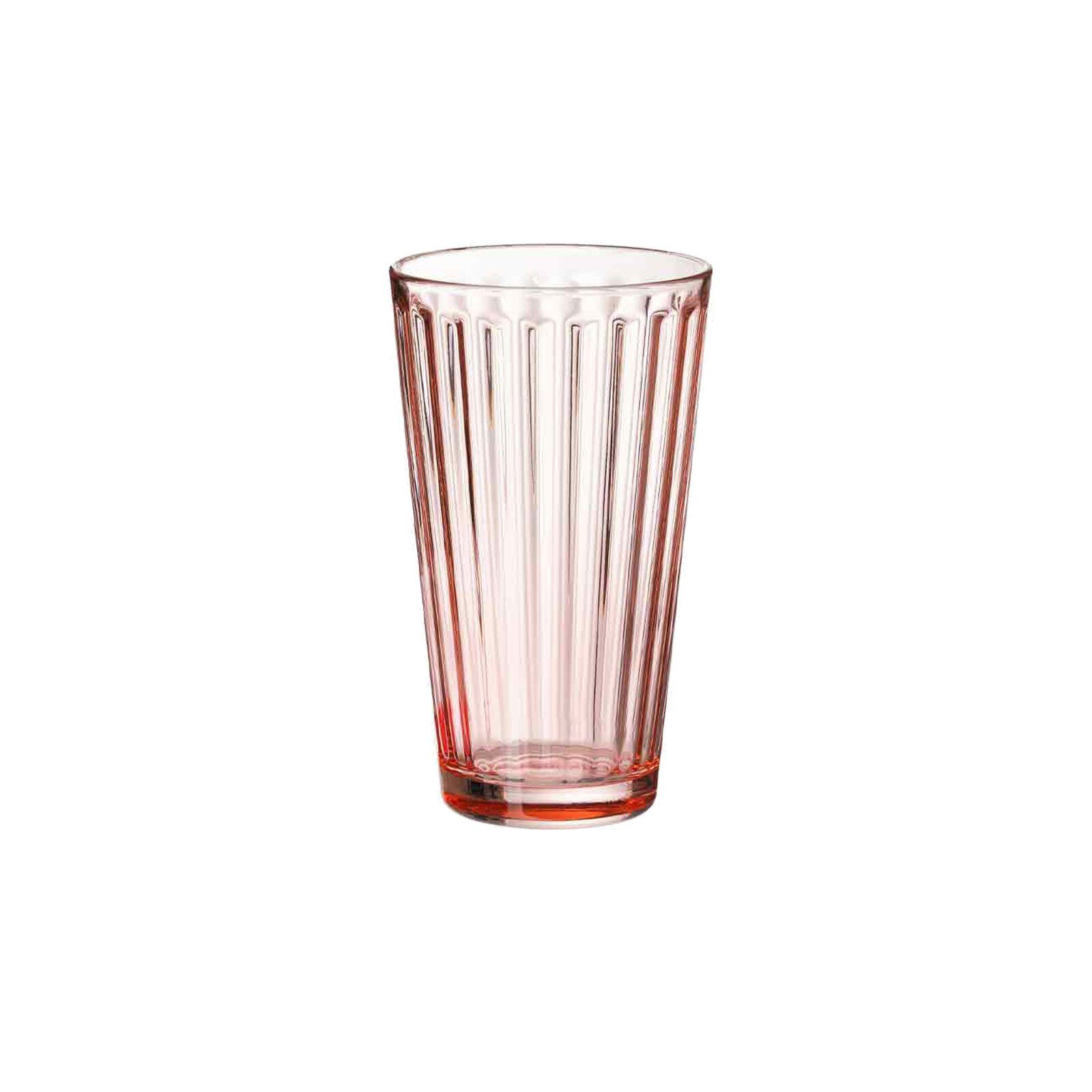 Ritzenhoff & Breker Glas Lawe ml 6er Glas Trinkgläser Set, 400 Rosa