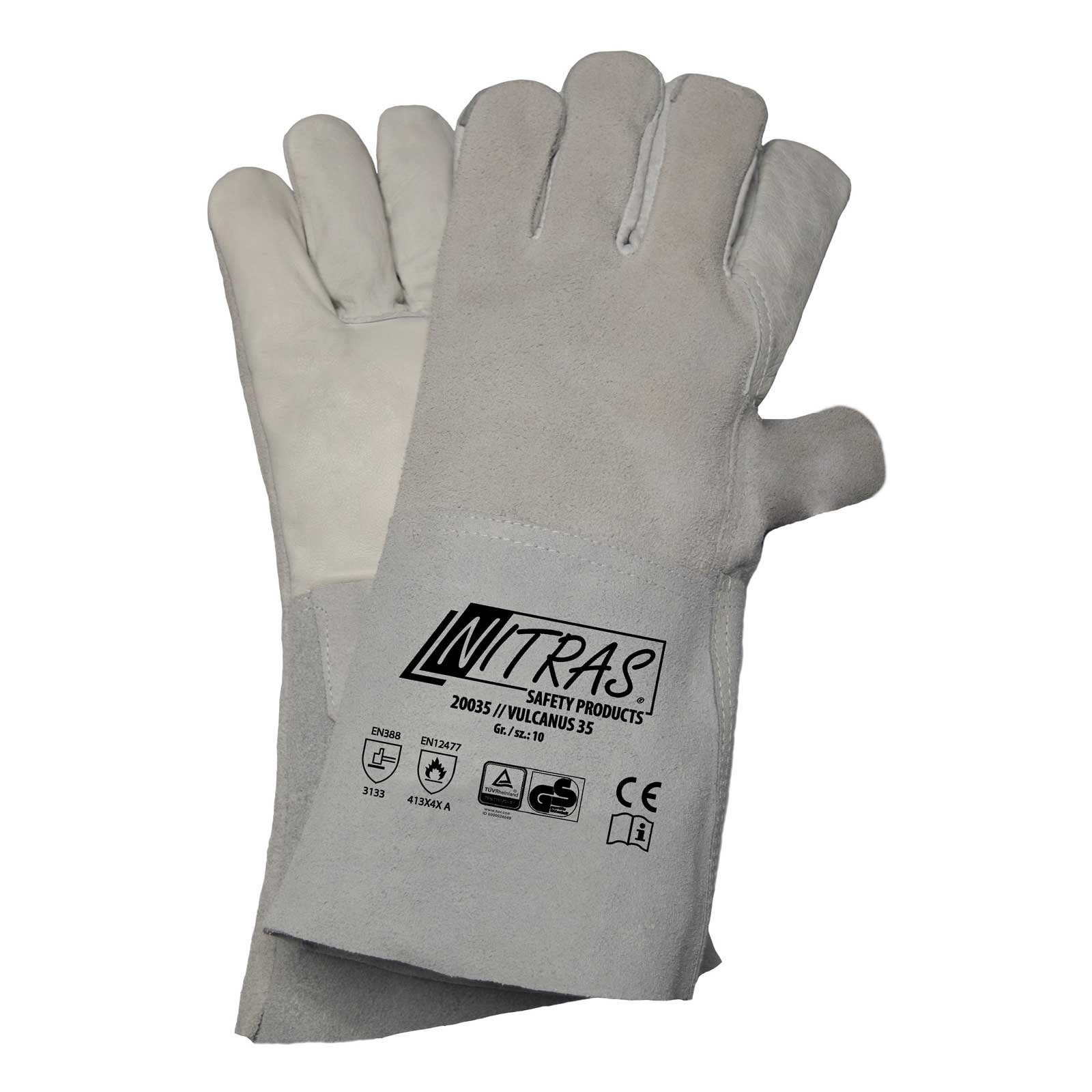 Nitras Hitzeschutzhandschuhe 20035 Vulcanus Schweisserhandschuhe - günstig online kaufen