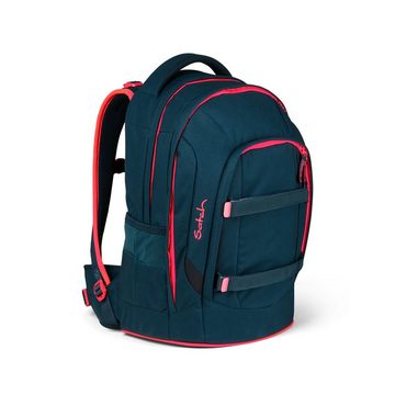 Satch Schulranzen Schulrucksack-Set PACK Pink Phantom 3-teilig (3-teilig), Laptop-Fach, Your-Size-System, Schulranzen