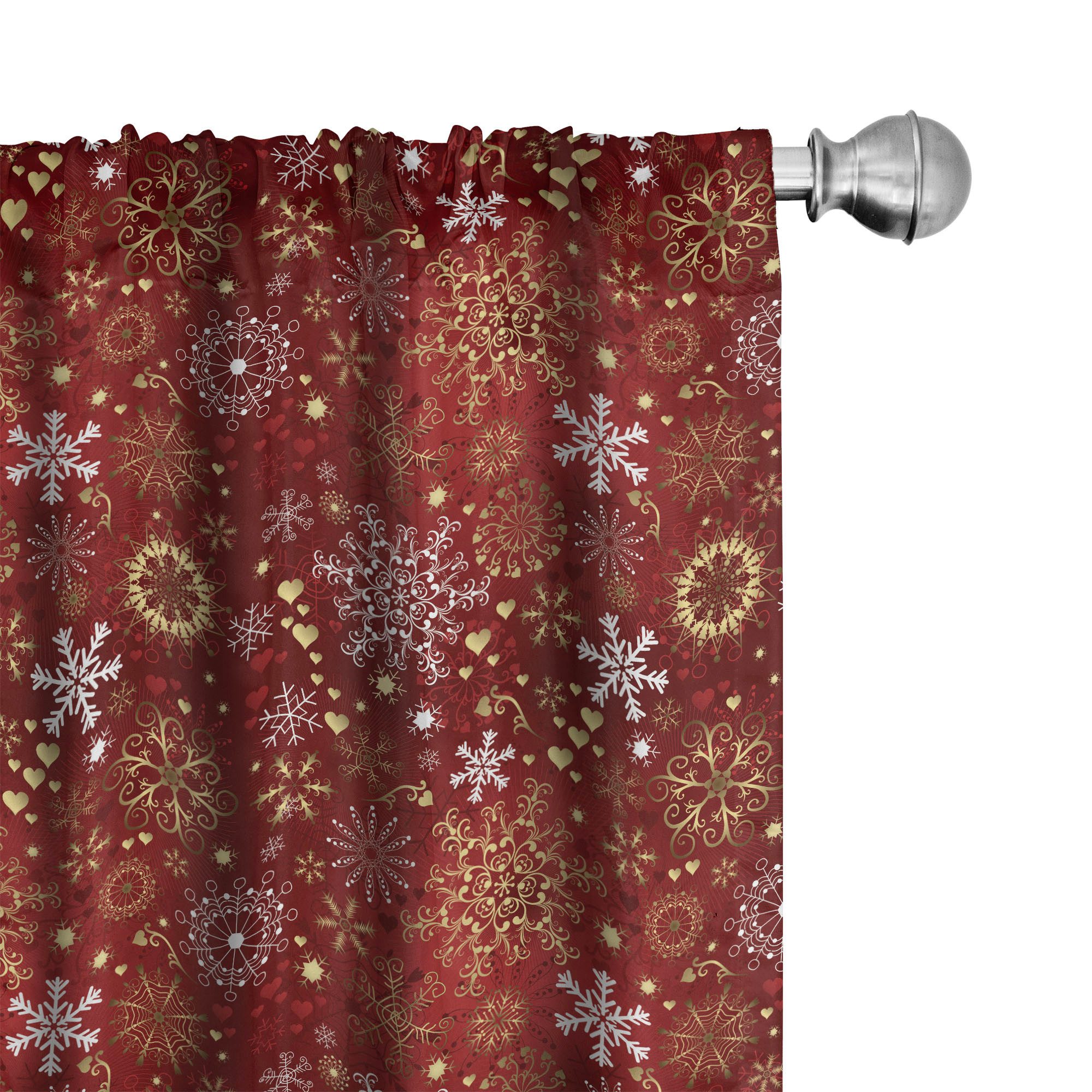 Abakuhaus Gardine Vorhang für Wohnzimmer Schlafzimmer Dekor, Microfaser, Wi günstig online kaufen