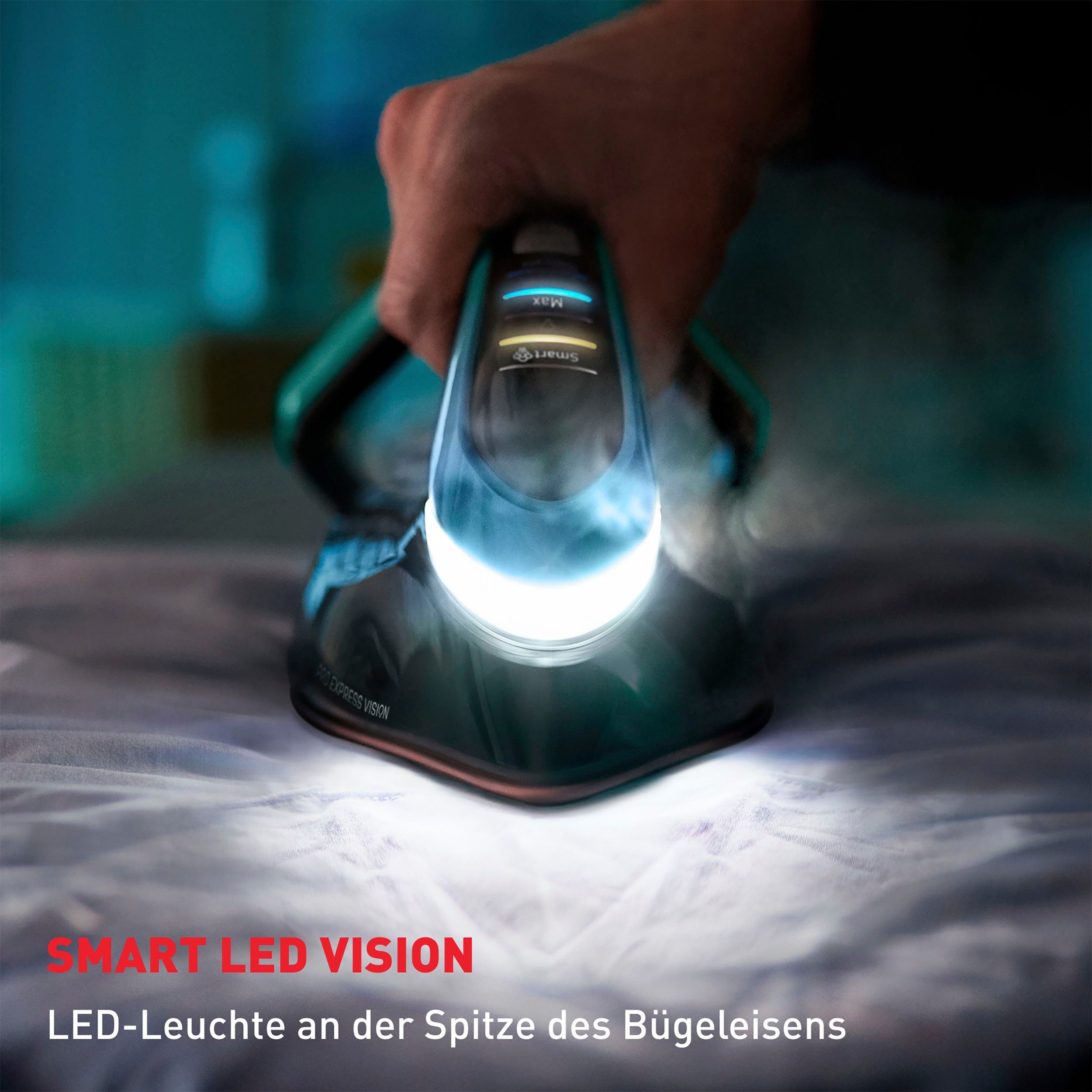 Tefal Dampfbügelstation GV9822.DT2024 Pro Express Vision Dampfbügelstation, 1200 ml Wassertank