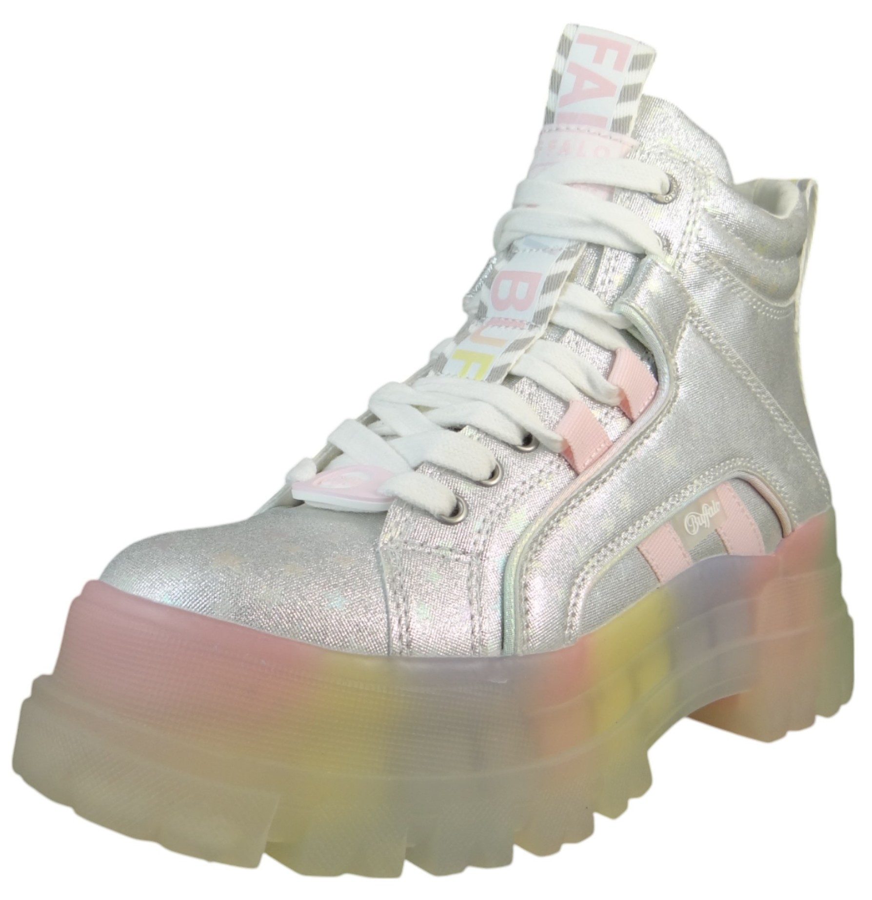 Buffalo 1622571 Aspha NC Mid Silver Pastell Multi Sneaker günstig online kaufen