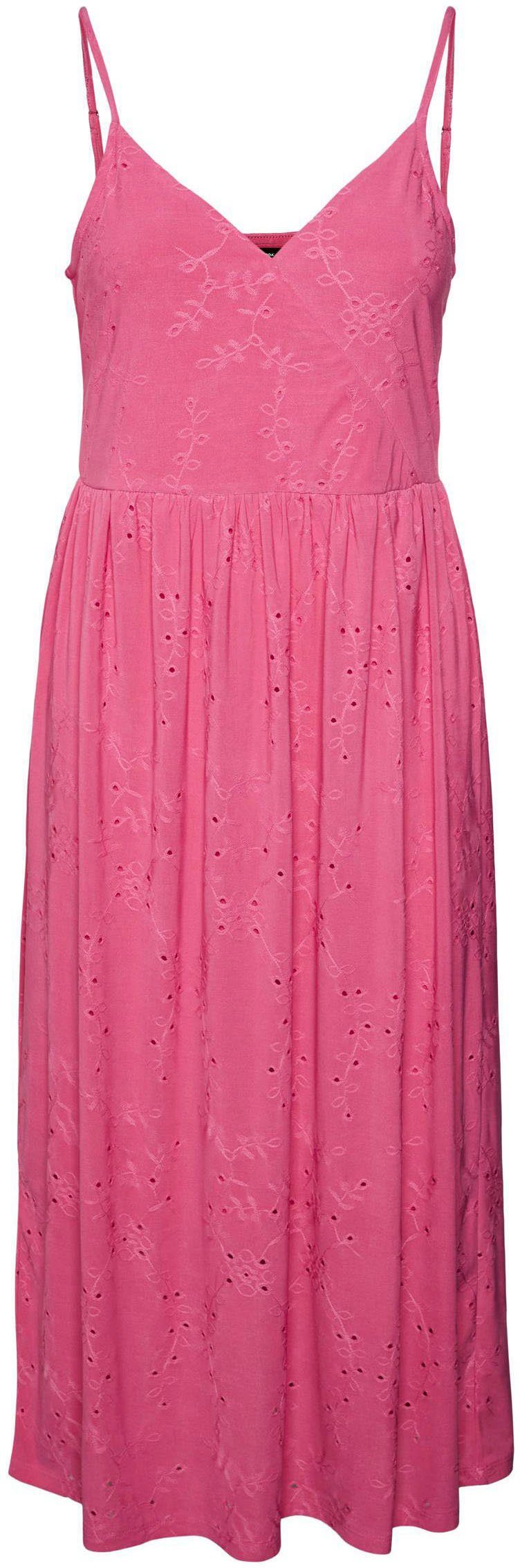 Vero Moda Trägerkleid VMCAMIL SINGLET CALF DRESS JRS Pink Yarrow | Sommerkleider