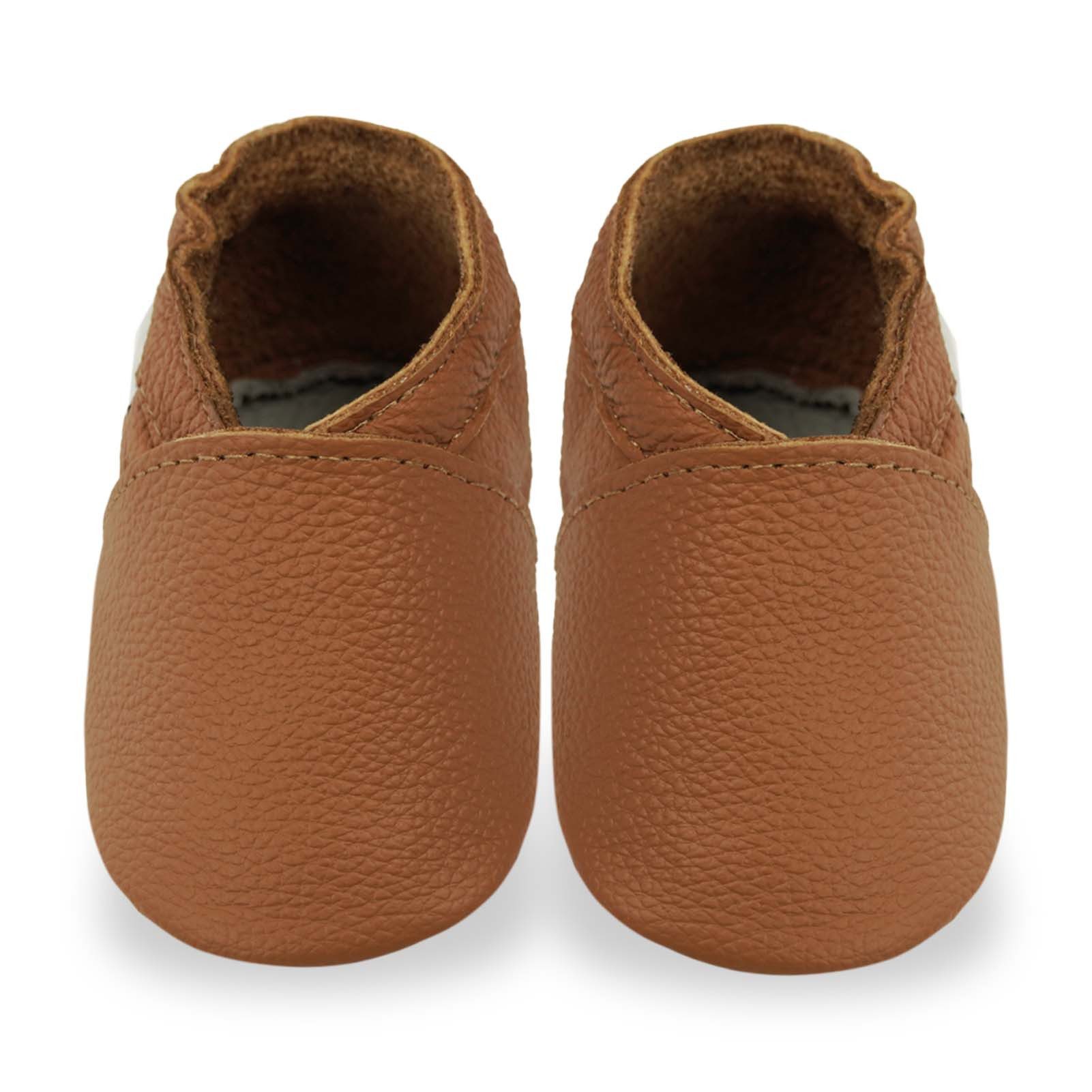 Bemesu Bemesu Baby Leder Krabbelschuhe Lauflernschuhe Rutschfest Krabbelschuh