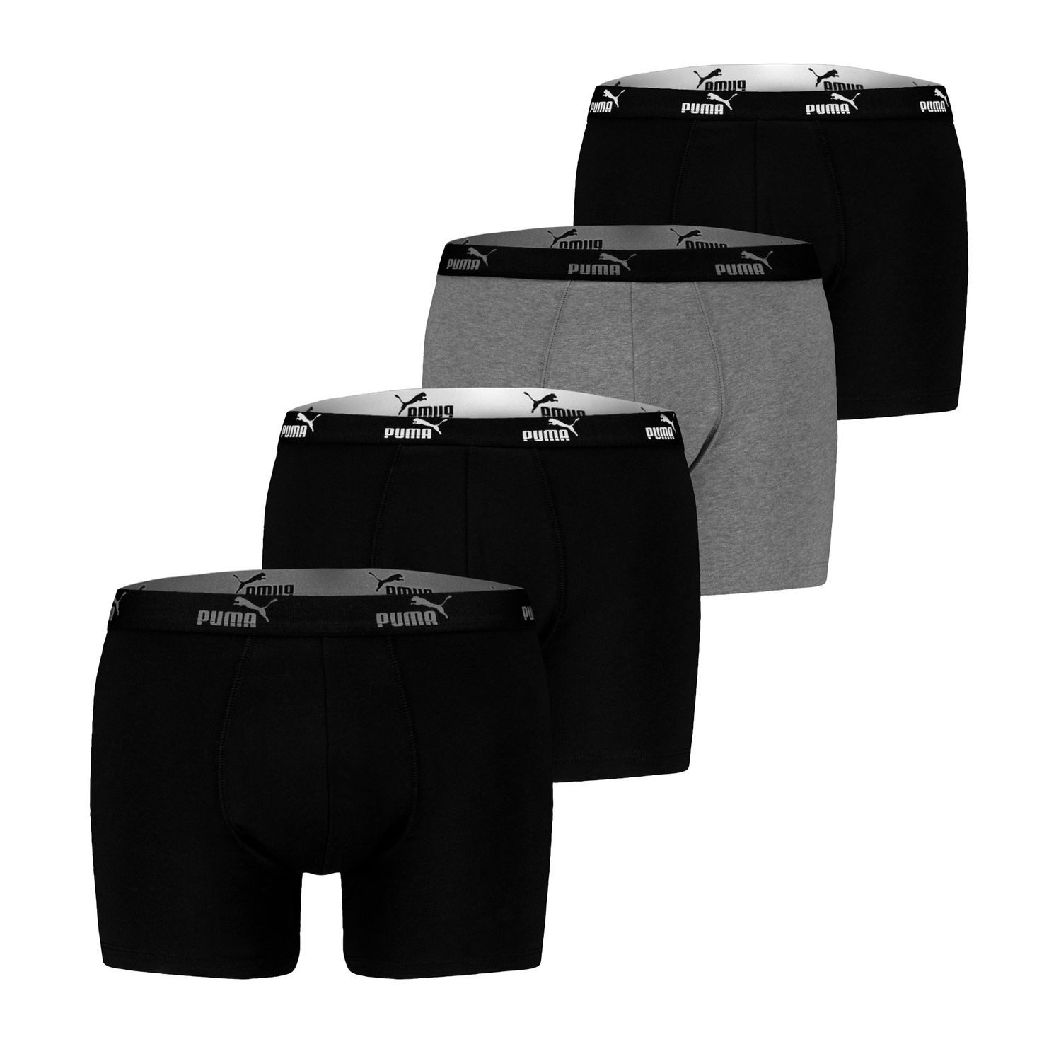 PUMA BODYWEAR Boxershorts Everyday (Mehrpack, 4-St., Set) Webgummibund, Log günstig online kaufen