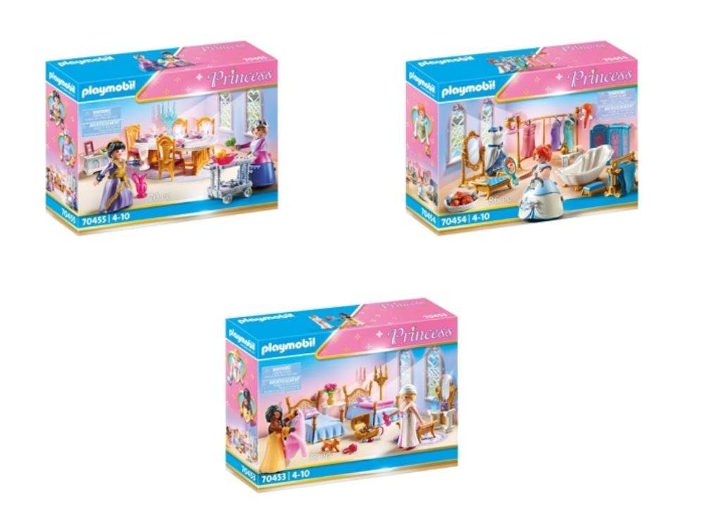 Playmobil® Konstruktions-Spielset 3er Set: 70455 Speisesaal + 70454  Ankleidezimmer m