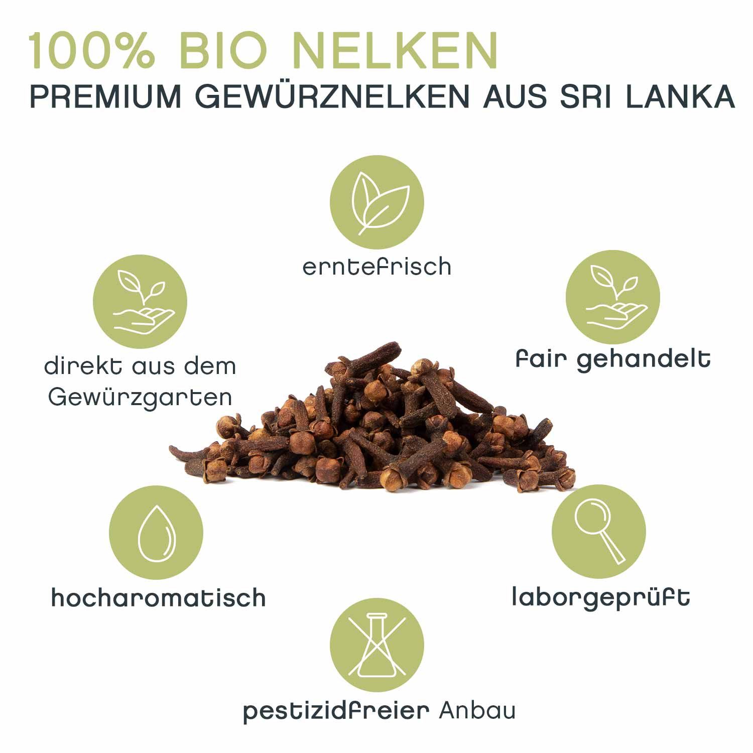 Pfefferdieb Gewürz Nelken handselektiert ganz, BIO, 100g, Würzig, angenehme intensive und süßlich-scharfe Note, sehr aromatisch – Bild 4 von 5