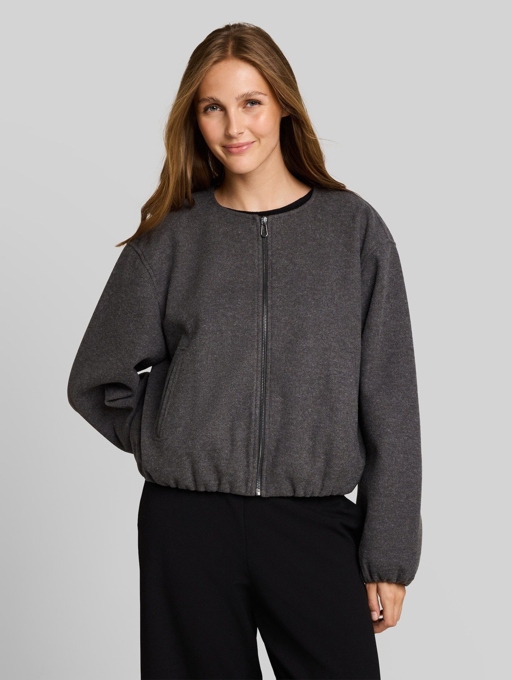 TOM TAILOR Denim Sommerjacke Jacken Blouson Jacke in Melange-Optik