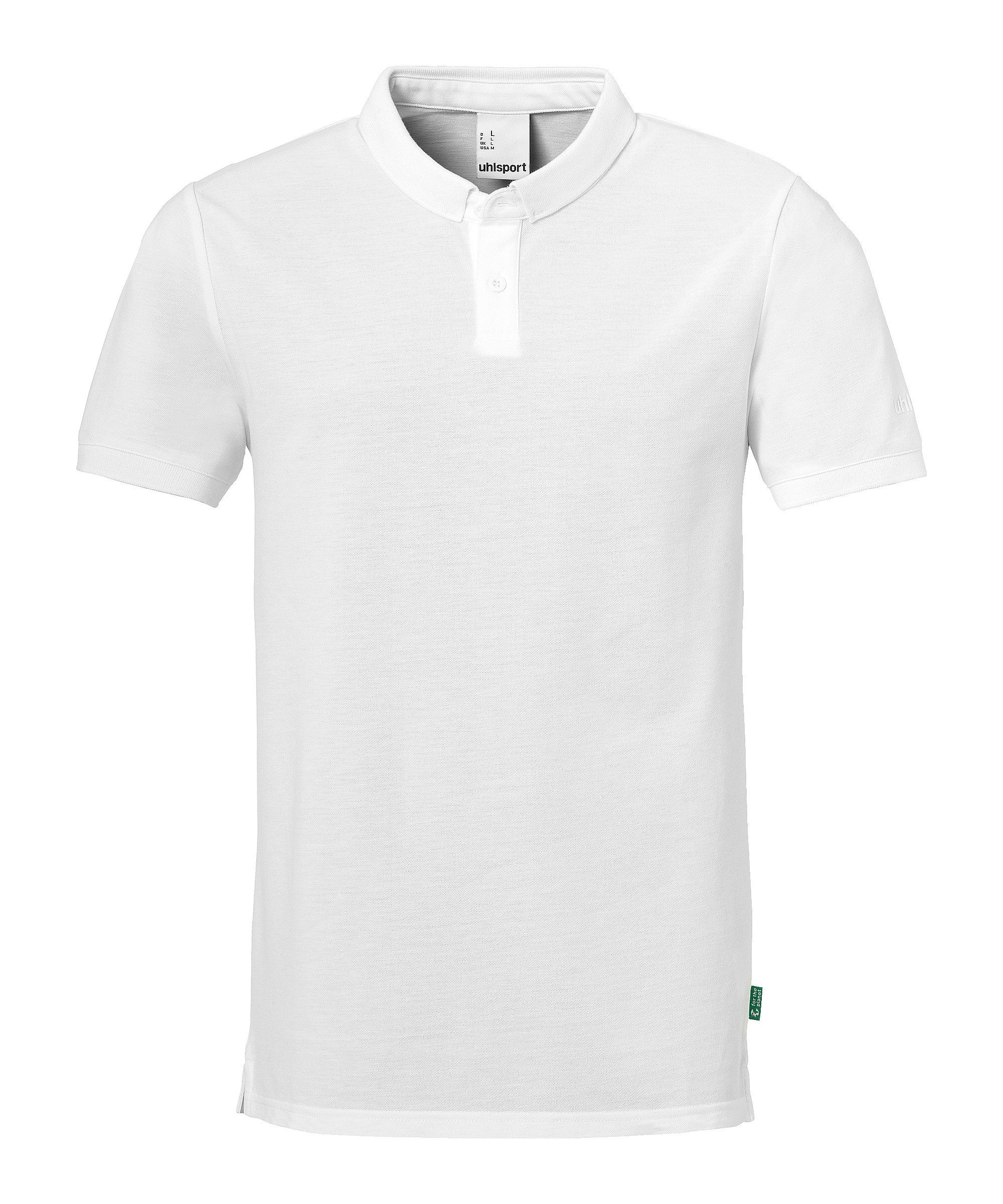 T-Shirt uhlsport Essential Prime Polo Weiß Polos Herren
