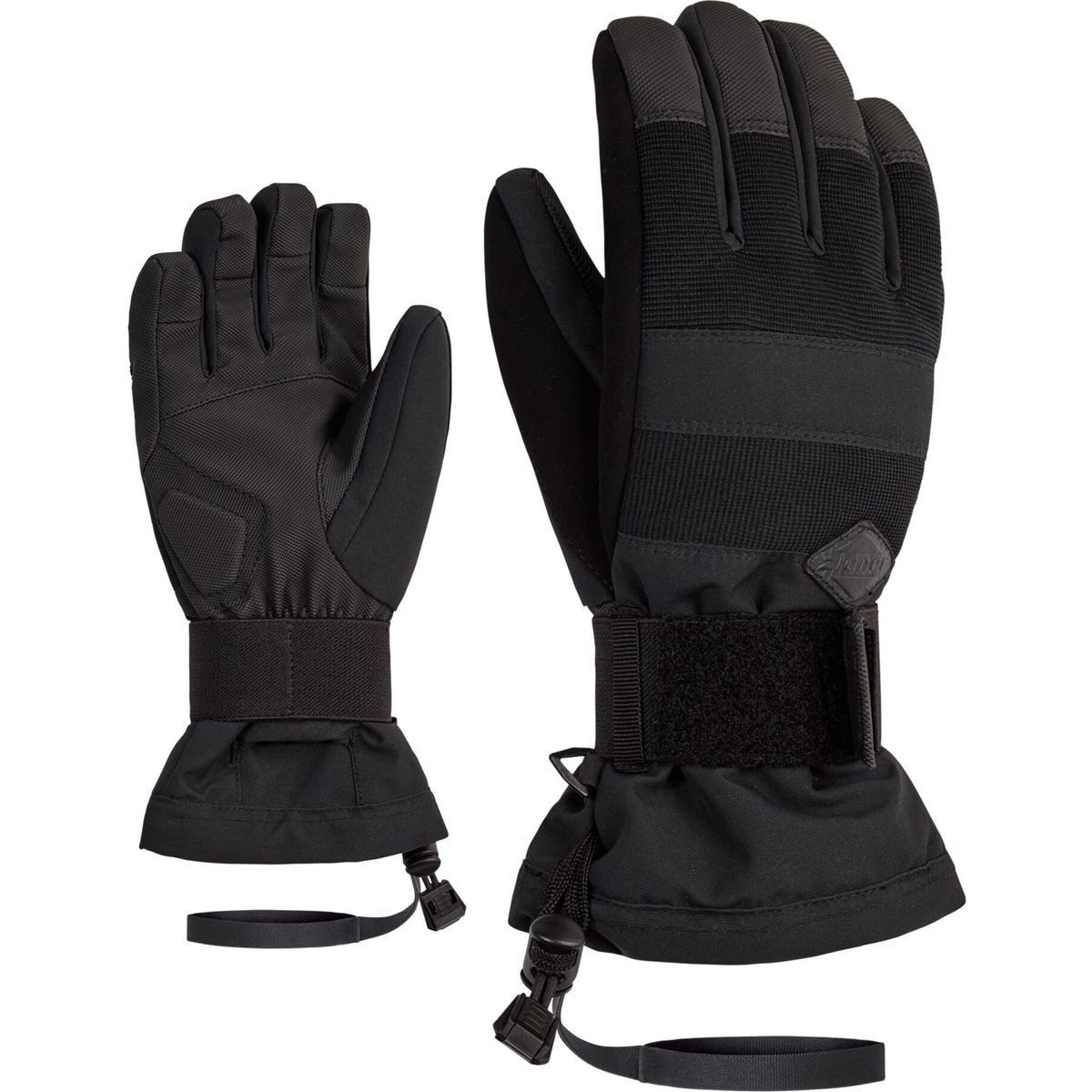 Ziener Skihandschuhe Manu-z AS Glove Junior Unisex Robuste und wetterfeste Kinder-Snowboardhandschuhe mit Protektoren