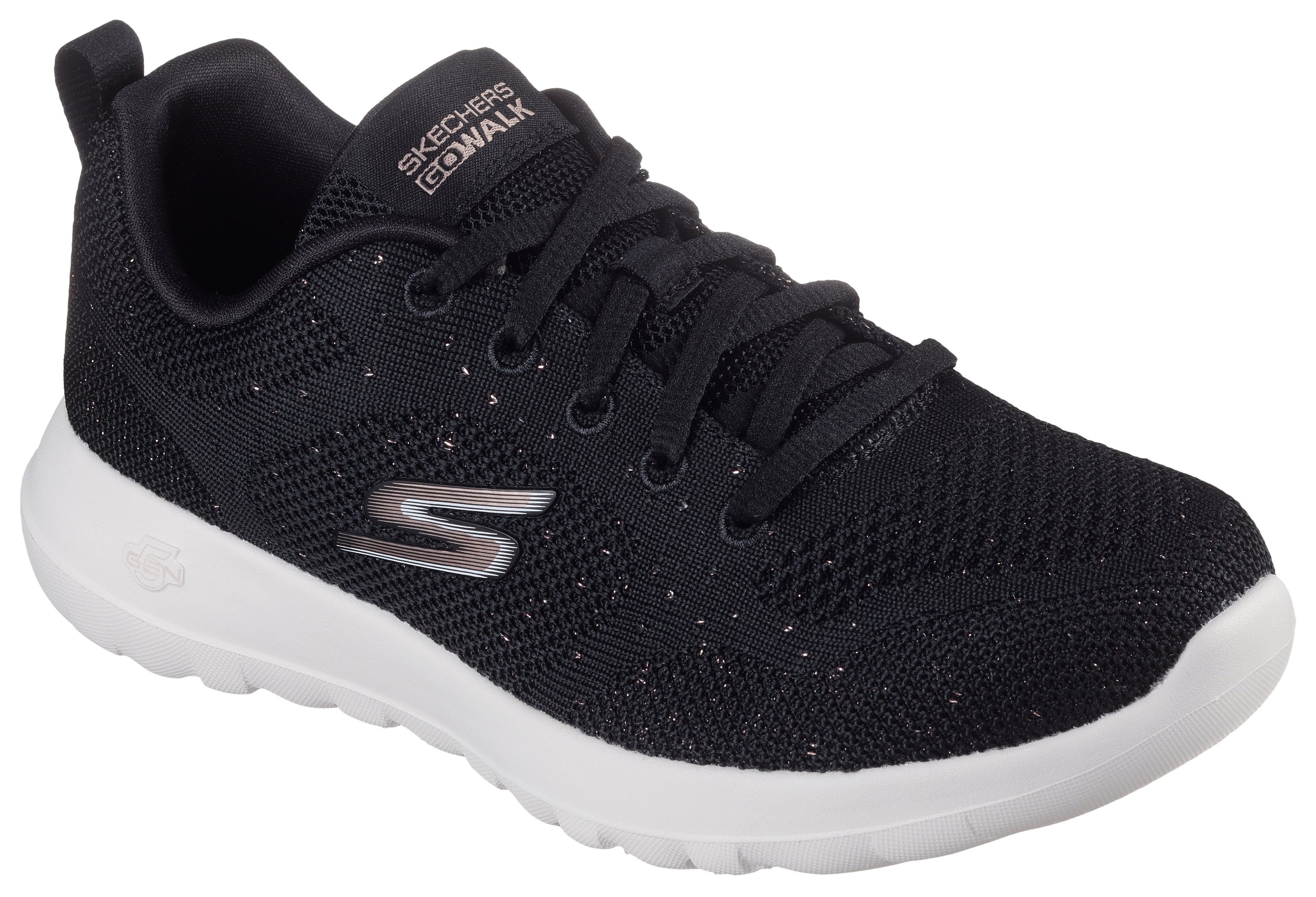 Skechers GO WALK JOY-VIOLET Sneaker, Trainingsschuh, Schnürschuh mit Goga M günstig online kaufen