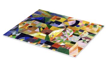 Posterlounge Forex-Bild Paul Klee, Burggarten, Malerei