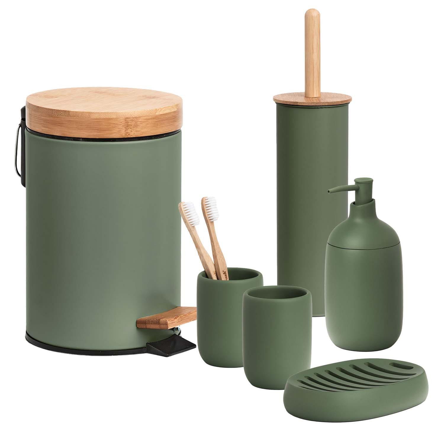 Zeller Present Badaccessoire-Set 6-teiliges Badaccessoire-Set - günstig online kaufen