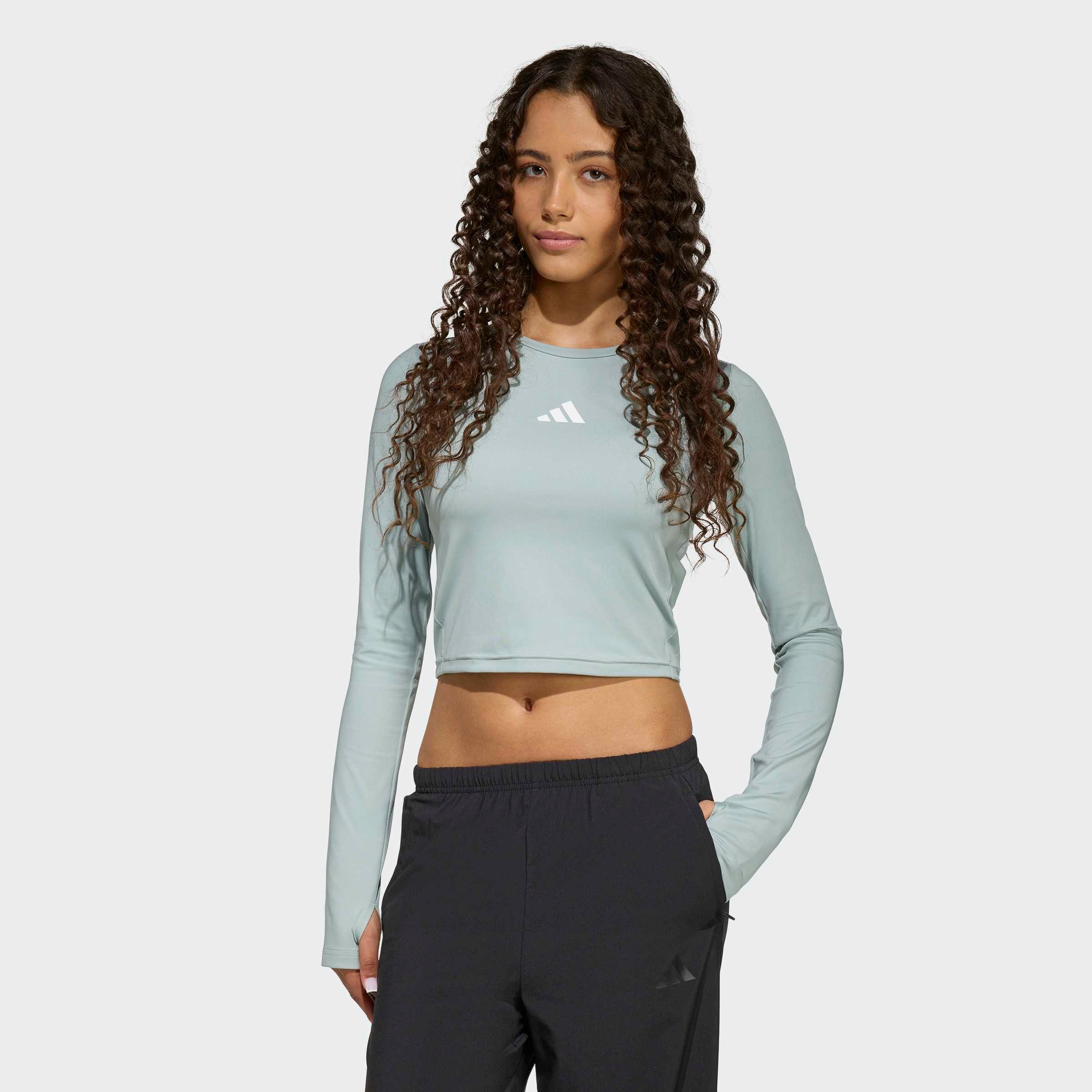 adidas Sportswear Funktionsshirt JG TF CROP LS