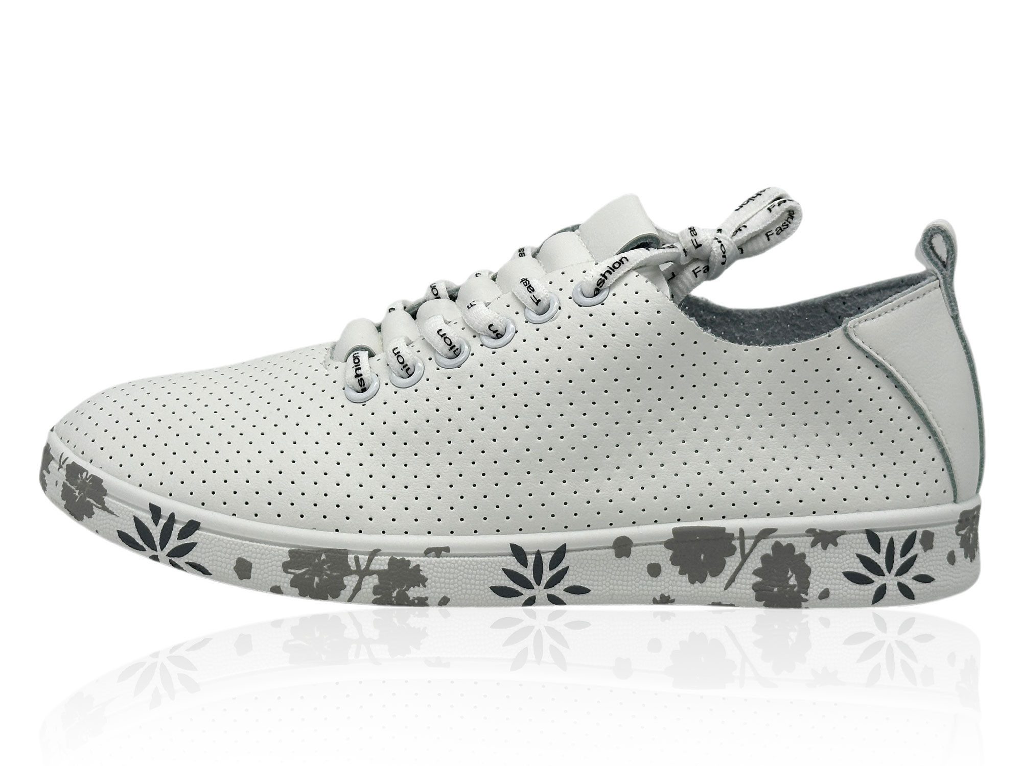 Nowaland Damen Ledersneaker aus besonders weichem Echtleder Sneaker Besonders weiches Echtleder und atmungsaktive Lochung