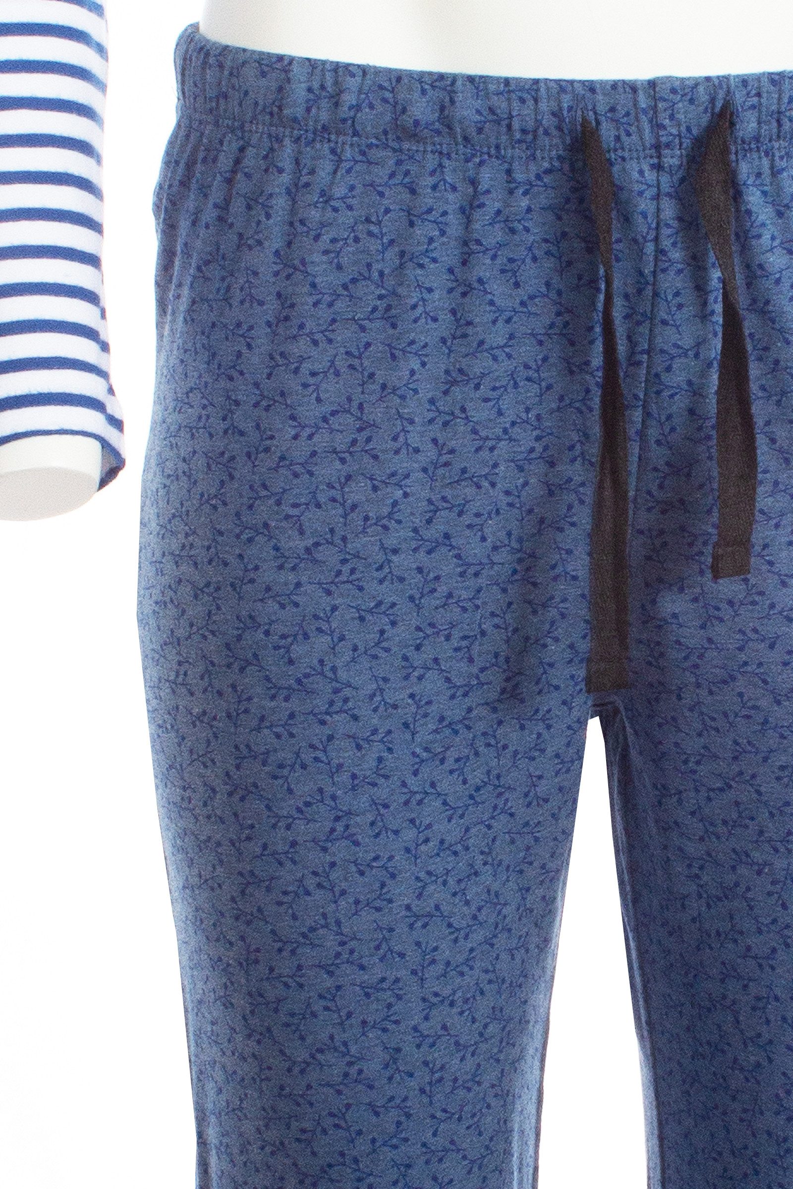 Era&Me Pyjama Damen Pyjama Set Schlafhose + Langarm Oberteil (Schlafanzug Schlafhose + Langarm Oberteil, 2 tlg., Schlafanzug Set) Hoher Baumwollanteil – Bild 4 von 5