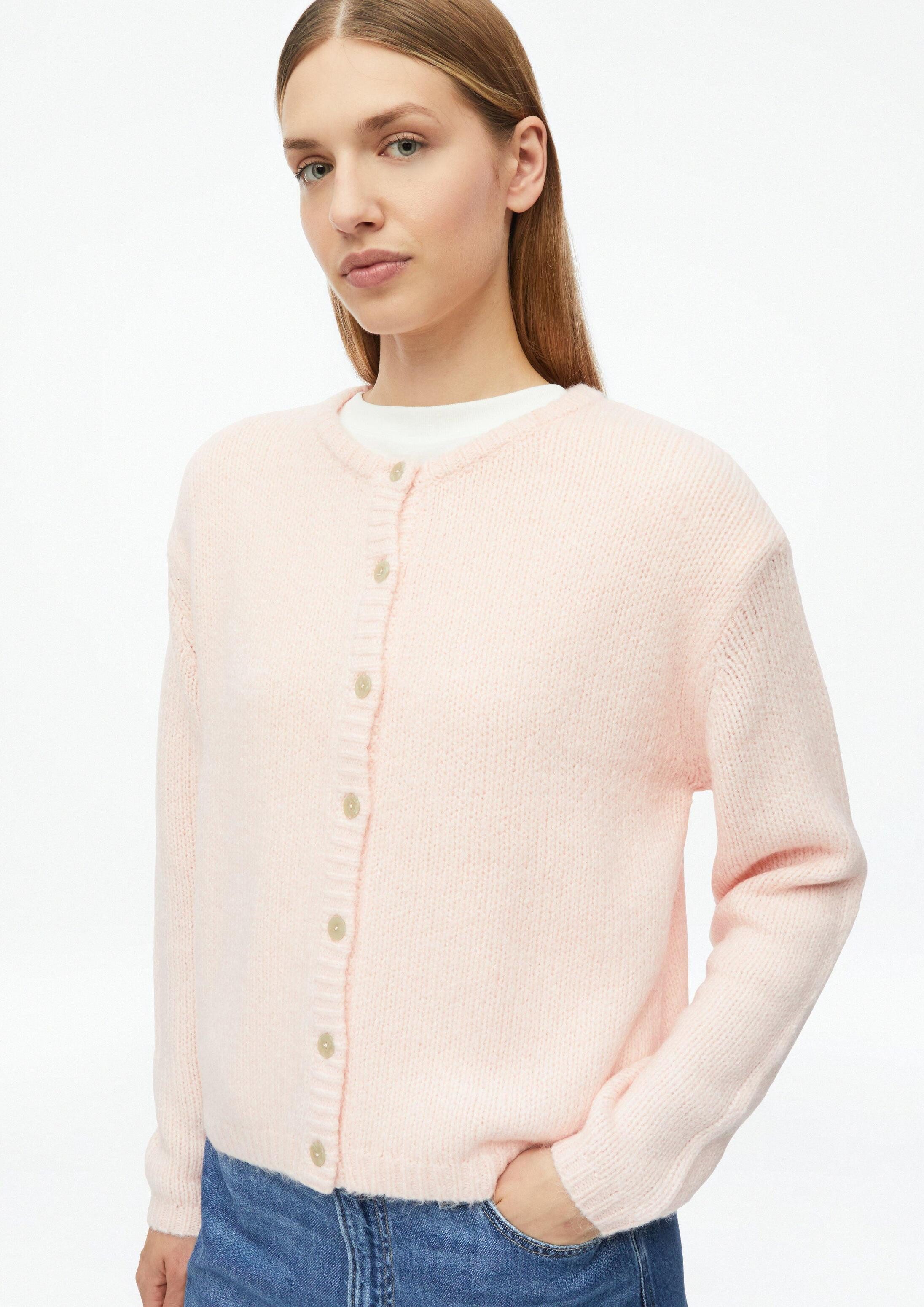 s.Oliver Cardigan Strickjacke Weiche Strickjacke aus Alpakamix – Bild 4 von 5
