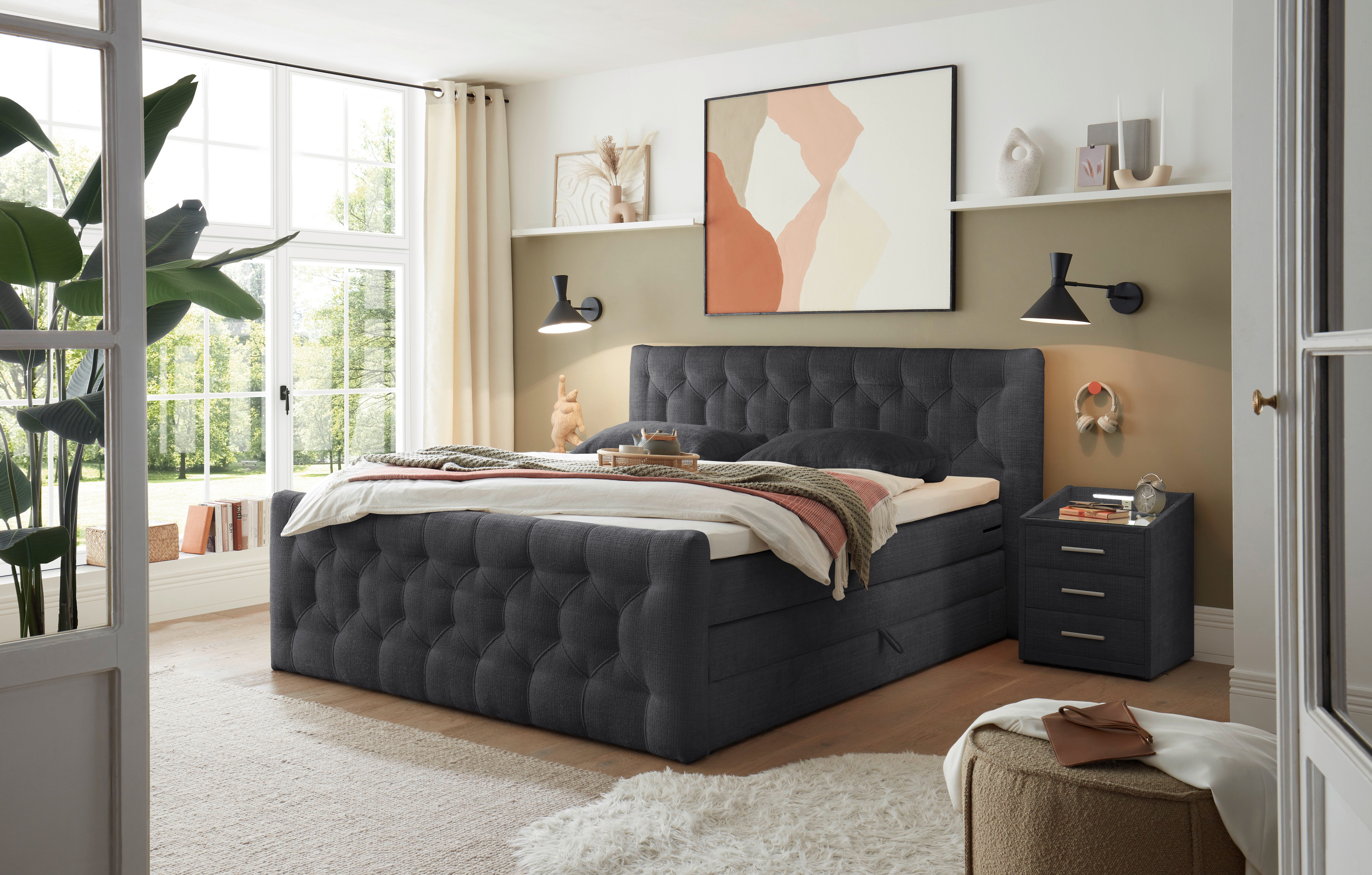 ED EXCITING DESIGN Boxspringbett "Cashfield", OTTOs Choice! Topseller inkl. günstig online kaufen