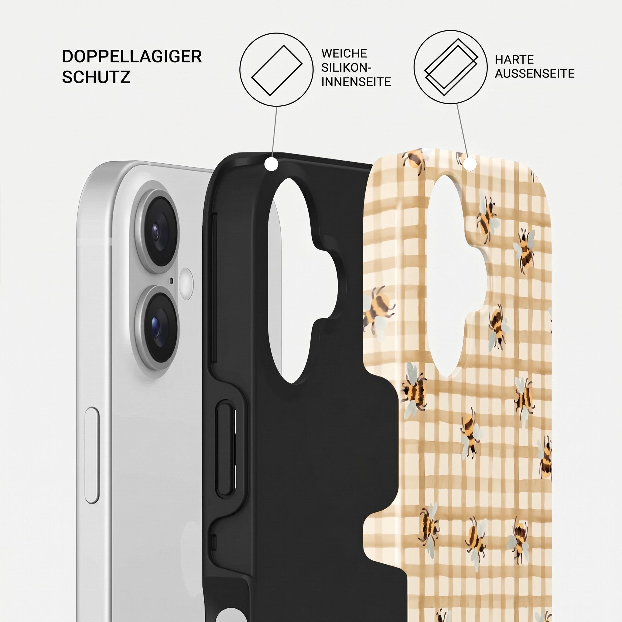 BURGA Backcover Burga Tough Back Cover MagSafe Apple iPhone 16 - Honeycomb