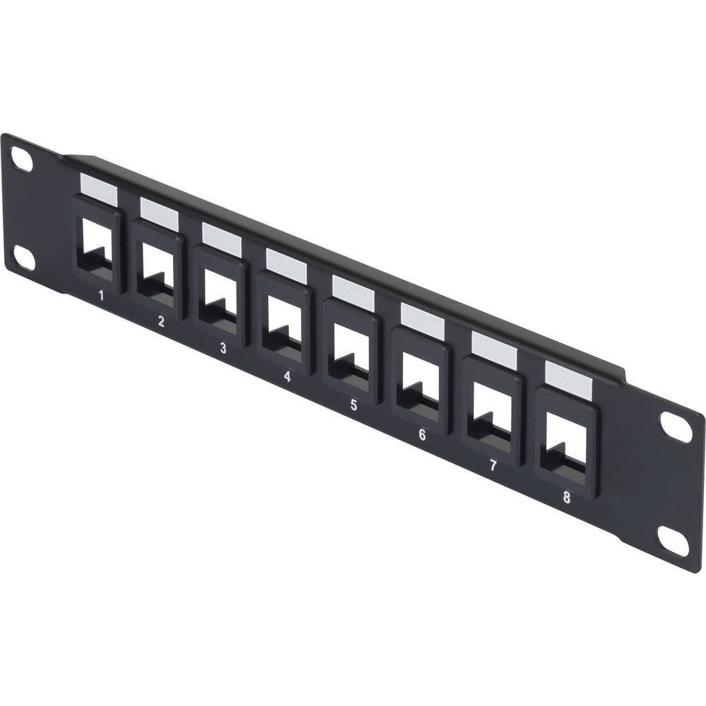 Netzwerkschrank 8 Port 25.4 cm (10) Keystone Frontblende