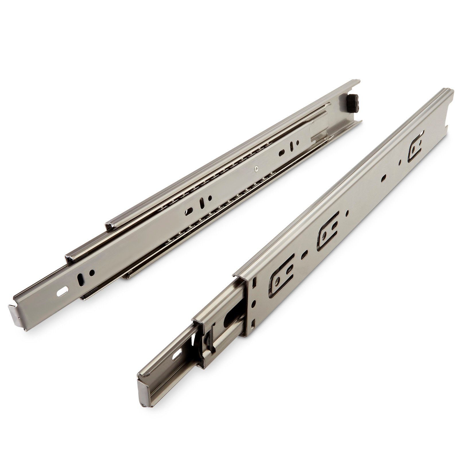 SO-TECH® Auszug Edelstahl Vollauszug 45 kg 250-750 mm Outdoor seewasserfest, Nennlänge 250 mm