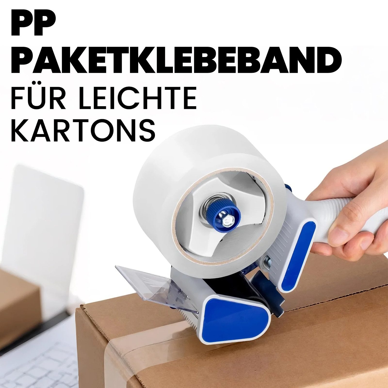 Bundviel Klebeband Paketklebeband 6-96 Rollen 48mm x 55m Packband Klebeband (Set, 6-St) Paketklebeband - leises und sauberes Verpacken