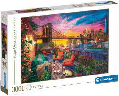 Clementoni® Puzzle High Quality Collection, Sonnenuntergang über Manhattan, 3000 Puzzleteile, Made in Europe; FSC® - schützt Wald - weltweit