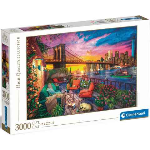 Clementoni® Puzzle High Quality Collection, Sonnenuntergang über Manhattan, 3000 Puzzleteile, Made in Europe; FSC® - schützt Wald - weltweit