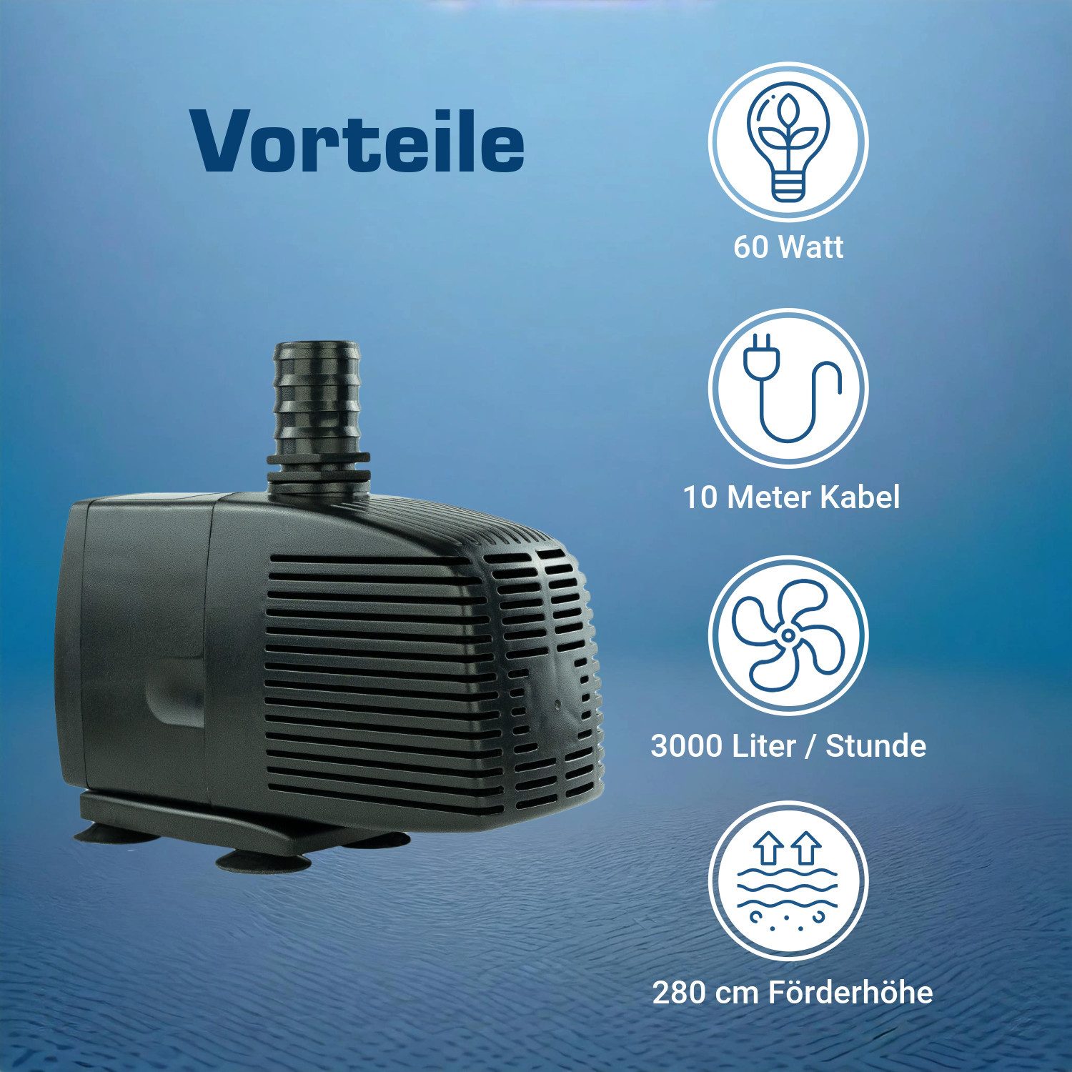KERRY Teichpumpe 230 V – 3.000 günstig online kaufen