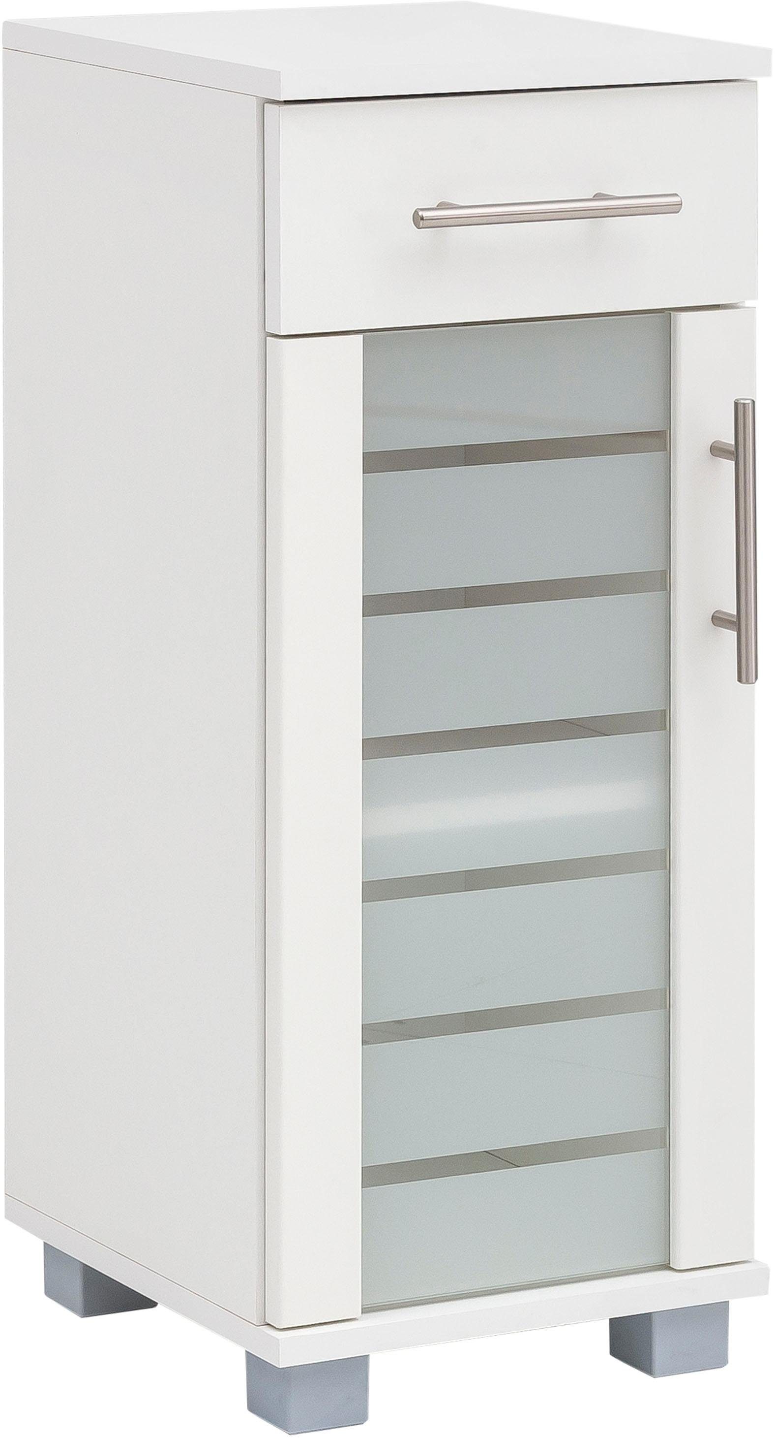 Schildmeyer Unterschrank Nikosia Breite 30 cm, mit Glastür, 1 Schublade, MDF-Fronten, Metallgriffe